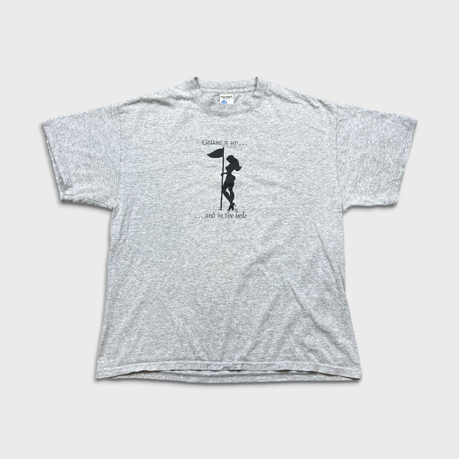 Vintage Steve & Barrys T Shirt Large Getting It Up In The Hole 90s Size US L / EU 52-54 / 3 - 1 Thumbnail
