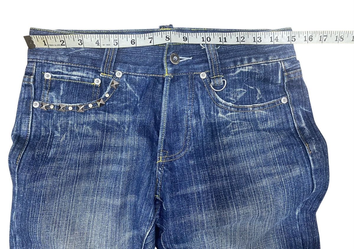 If Only Was True × Japanese Brand Rare PEAKASSO spike skinny jeans Size 30" / US 8 / IT 44 - 19 Thumbnail