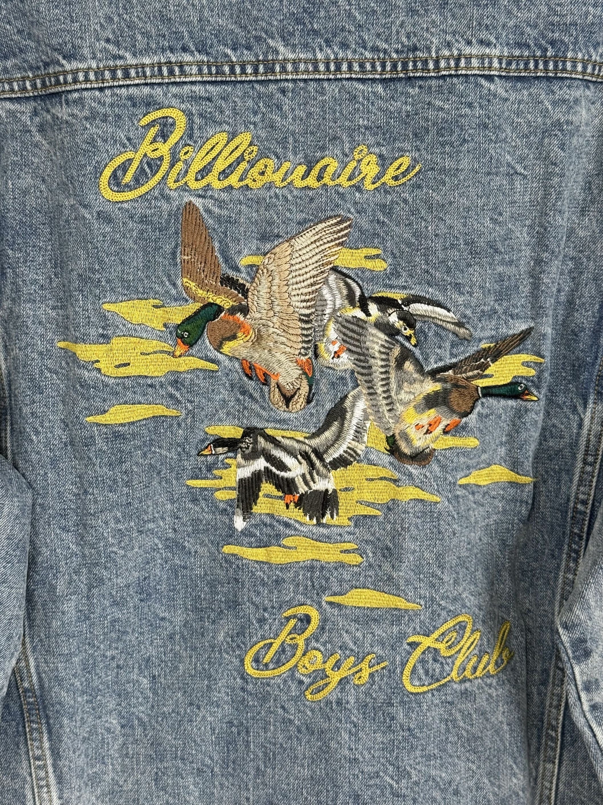 Billionaire Boys Club UNWORN* BBC HEAVY STICH GOOSE AND DUCKS DENIM JACKET Size US XXL / EU 58 / 5 - 6 Thumbnail