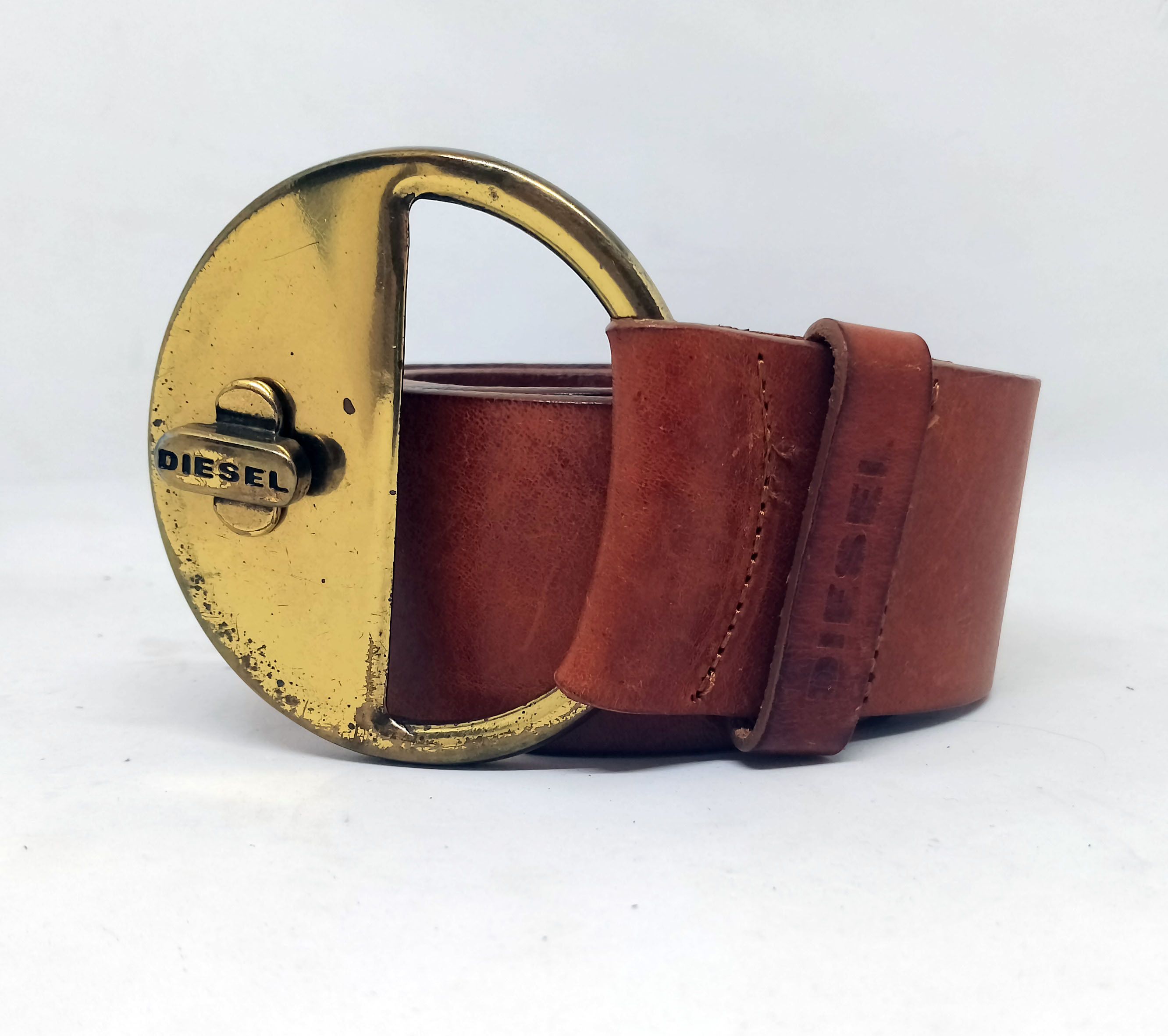Diesel Diesel Women’s Brown Belt – Size 90/36 – Wide Style Size ONE SIZE - 1 Thumbnail