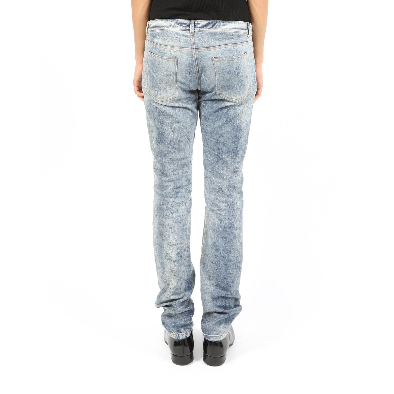 Maison Margiela FW15 Slim Fit Jeans in Distressed Pilled Denim Size US 32 / EU 48 - 6 Thumbnail