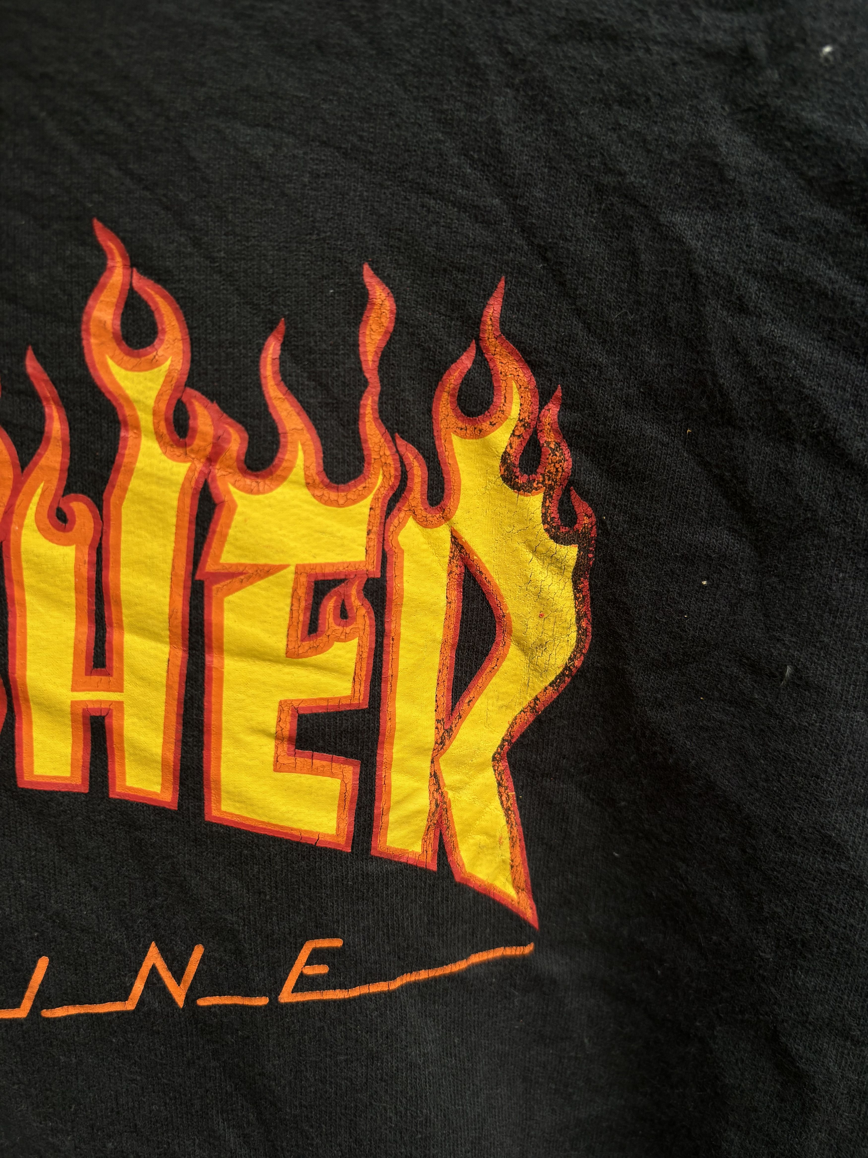 Thrasher Vintage Thrasher flame skateboard hoodie Size US L / EU 52-54 / 3 - 7 Thumbnail