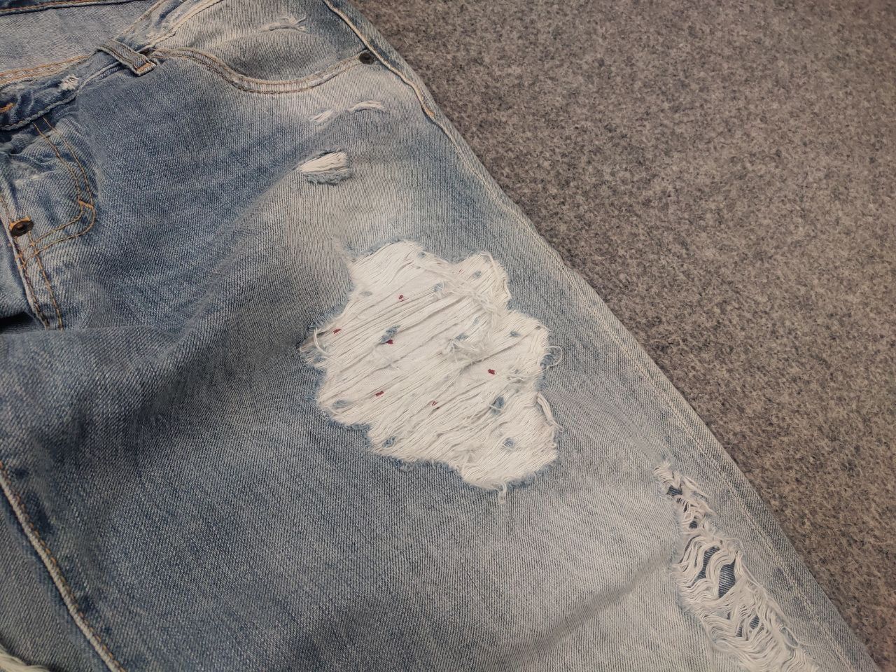 Dsquared2 Dsquared2 Design hockney Denim Blue Patchwork Mom Jeans Size US 34 / EU 50 - 6 Thumbnail