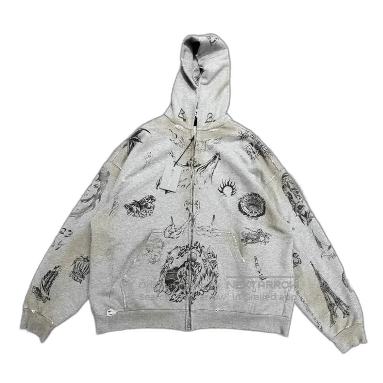 Balenciaga Balenciaga 24ss do old tattoo hoodie hoodie. Size US M / EU 48-50 / 2 - 1 Thumbnail