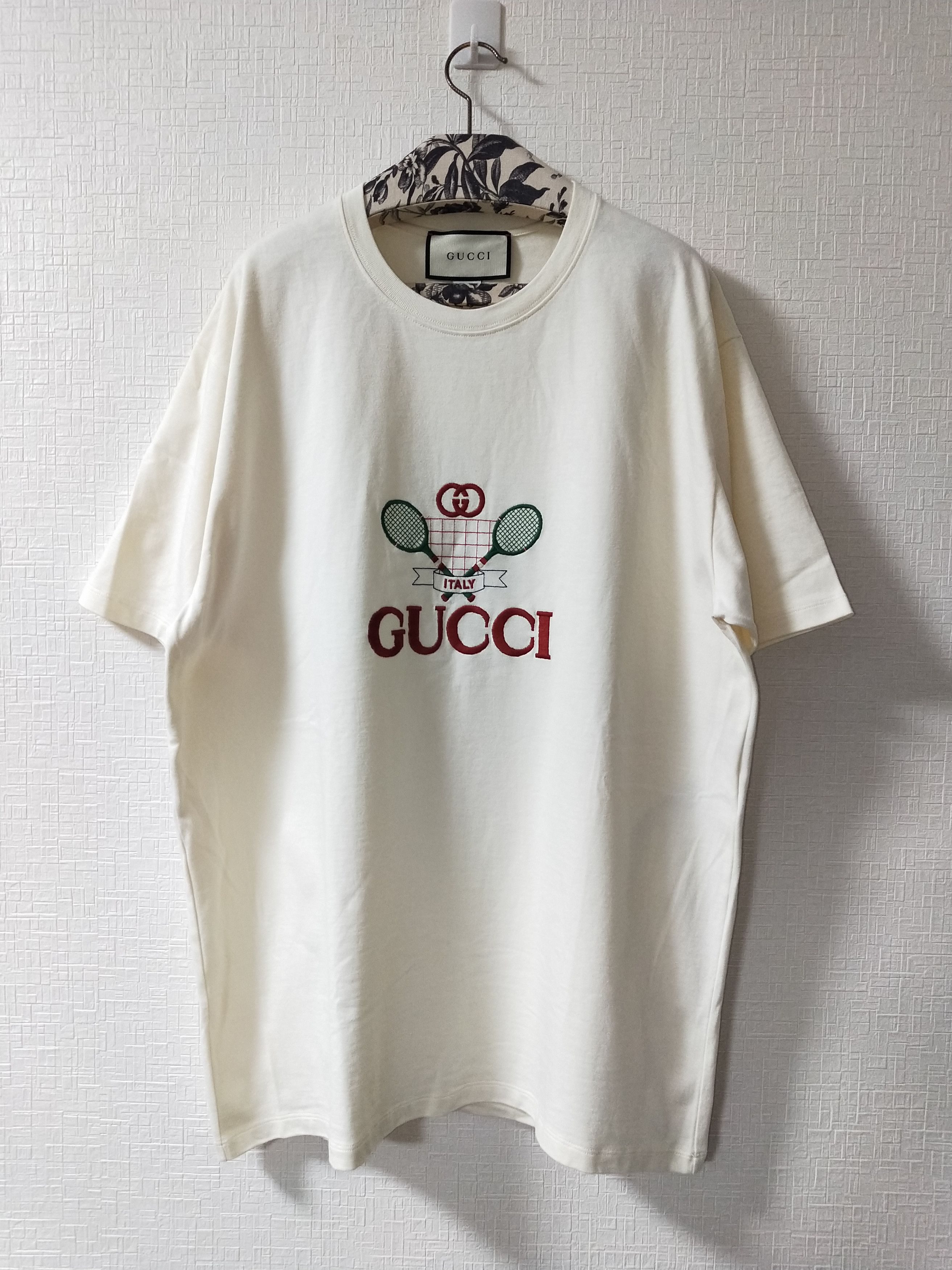 Gucci Tennis Embroidered Tee Size US XL / EU 56 / 4 - 1 Thumbnail