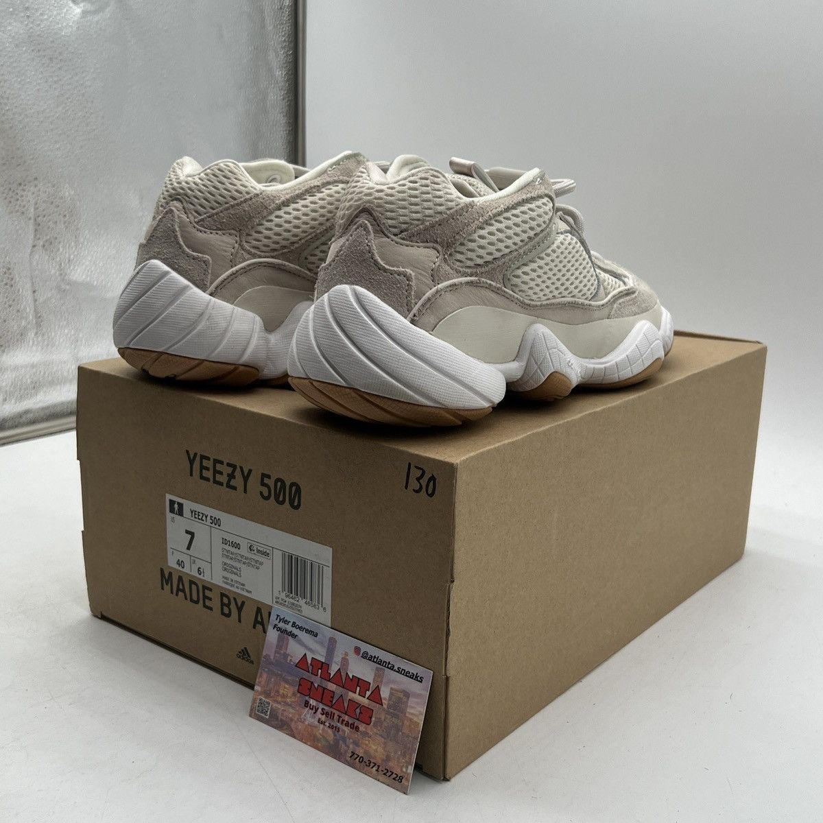 Adidas Yeezy 500 stone taupe Size US 7 / EU 40 - 5 Thumbnail