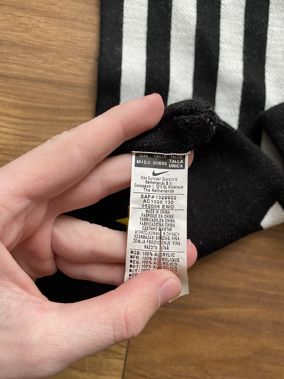 Nike × Vintage Scarf Nike Juventus Vintage Y2K,Vintage Size ONE SIZE - 3 Thumbnail