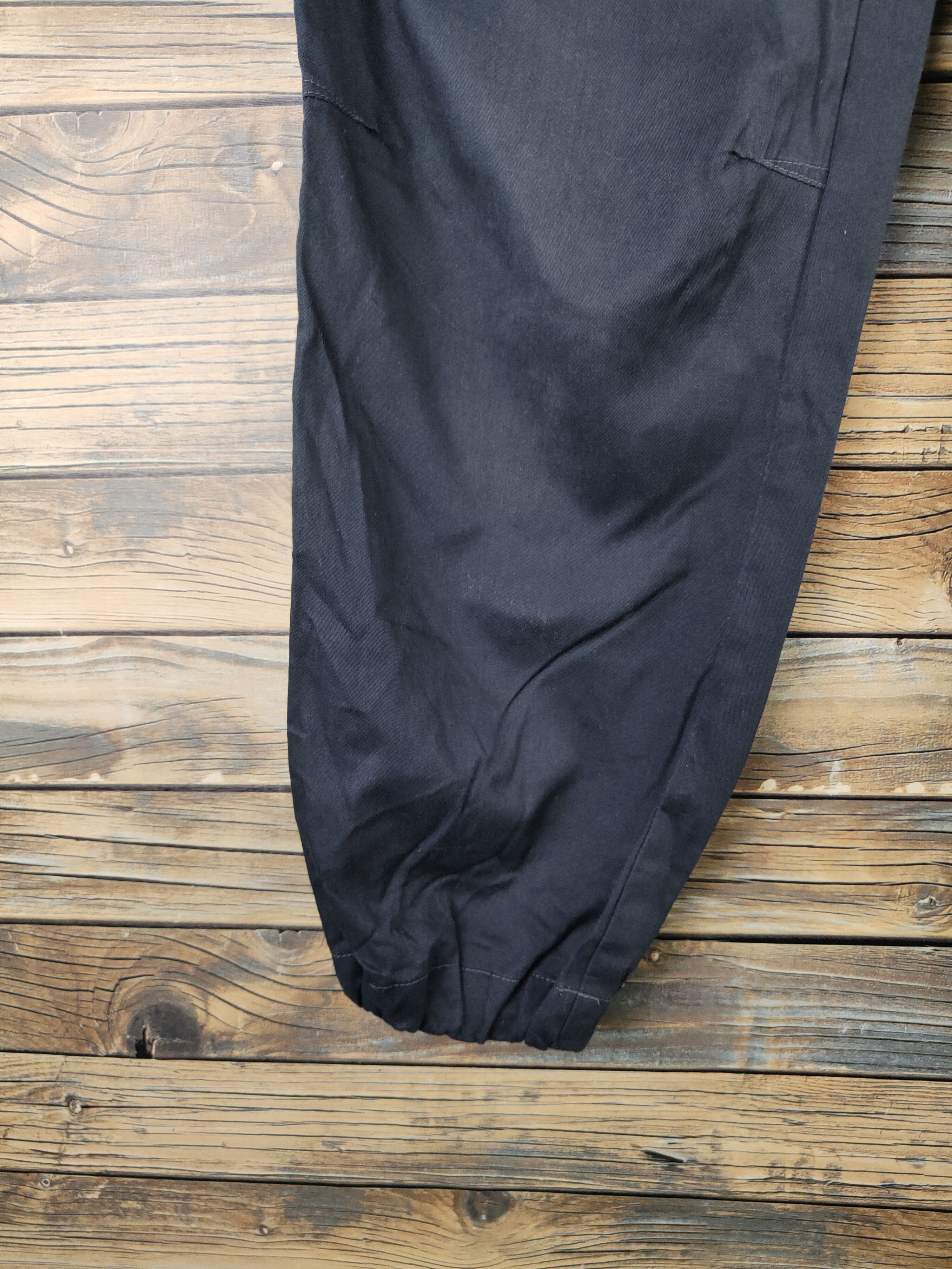 Japanese Brand DL ZDragon Black Multipocket Joggers #2620 Size US 32 / EU 48 - 4 Thumbnail