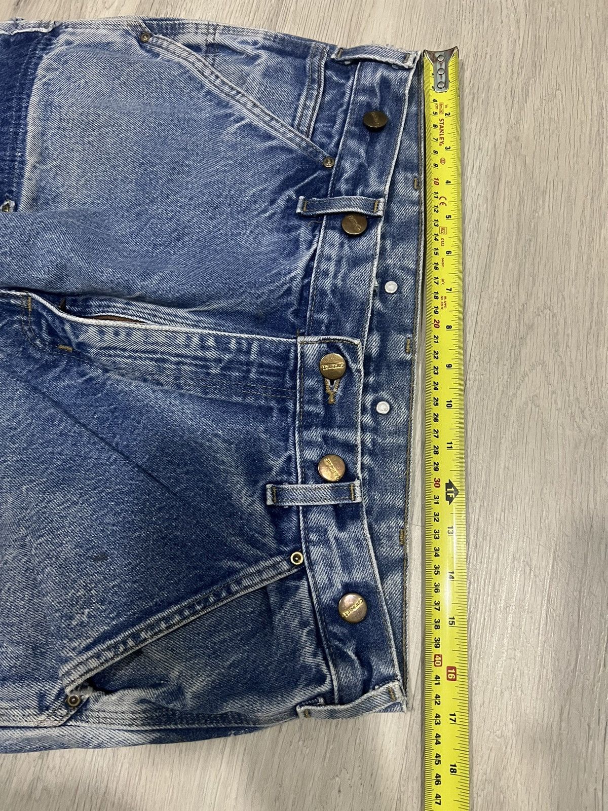 Carhartt × Carhartt Wip × Vintage Vintage Carhartt Denim Cutoff Logger B107 Size US 34 / EU 50 - 8 Thumbnail