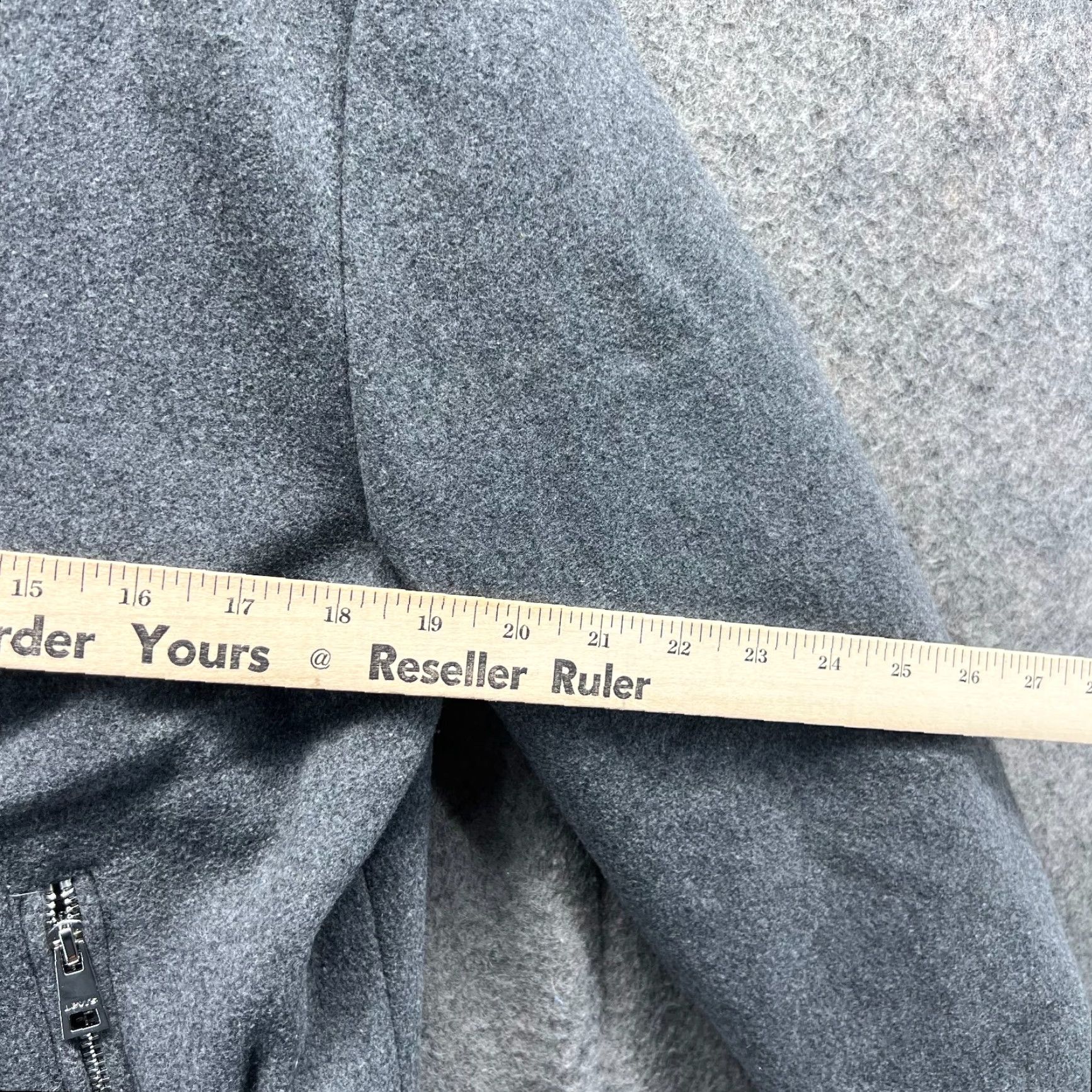 Levi's Levi's Jacket Womens Medium Bomber Gray Full Zip Fleece Wool Rayon Size M / US 6-8 / IT 42-44 - 3 Thumbnail