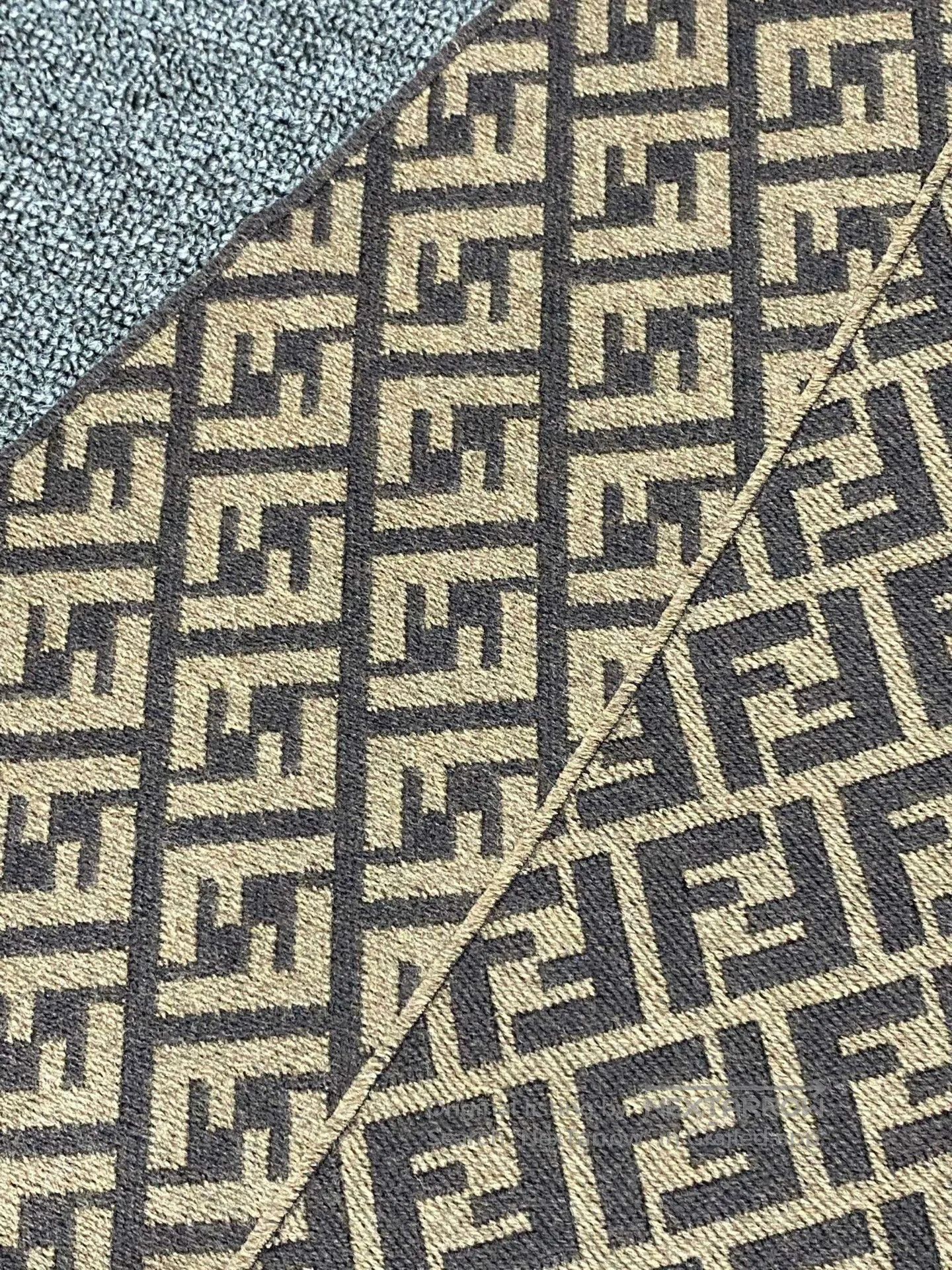 Fendi Fendi Wool All-over Print Scarf. Size ONE SIZE - 2 Thumbnail