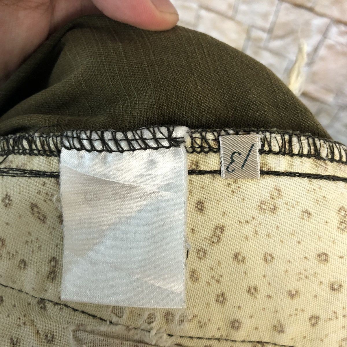 Japanese Brand Sonny Clouds Green utility Cargo Multipocket Pants #A980 Size US 29 - 19 Thumbnail