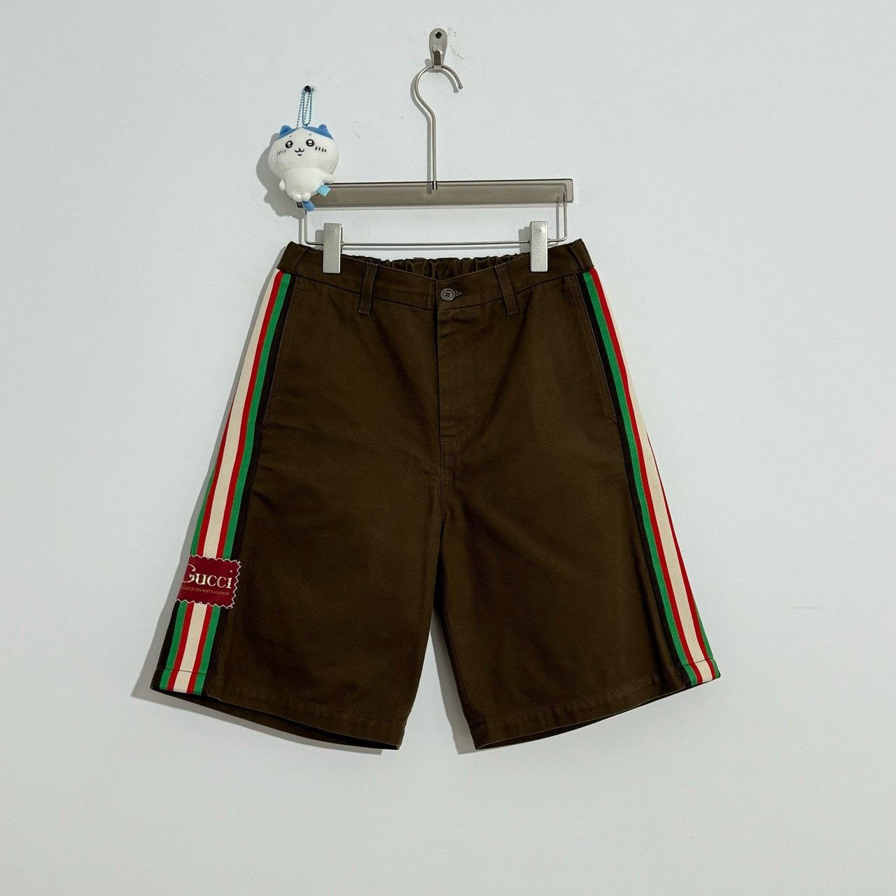 Gucci Gucci side colored stripe letter logo shorts 2501-Nextarrow Size US 26 / EU 42 - 1 Thumbnail