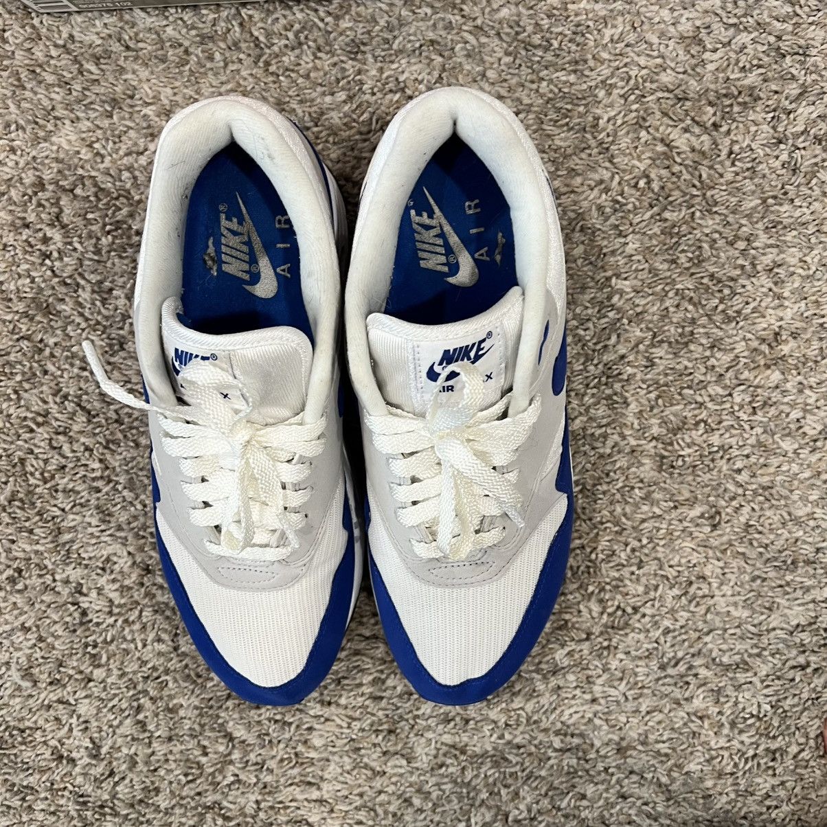 Nike Nike Air Max 1 Anniversary Royal 908375-102 Size US 8 / EU 41 - 11 Thumbnail