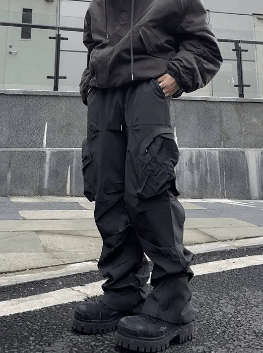 Japanese Brand × Vintage Utility grunge multi pocket nylon pants Size US 32 / EU 48 - 2 Thumbnail