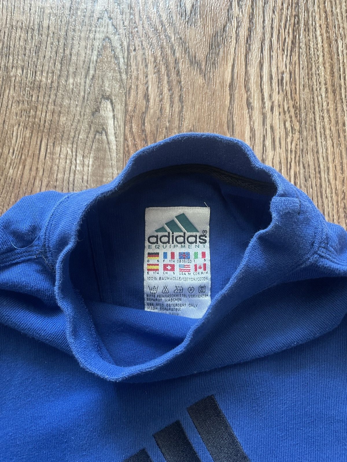 Adidas Rare Vintage Adidas Equipment Cotton Long Sleeve Sweatshirt Size US M / EU 48-50 / 2 - 8 Thumbnail