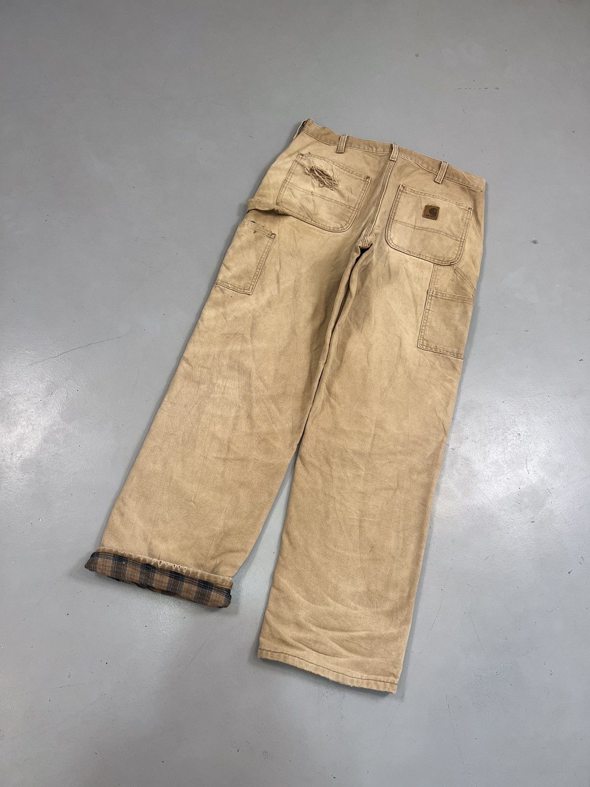 Carhartt Vintage Carhartt B111 BRN blanket line carpenter denim Size US 34 / EU 50 - 2 Thumbnail