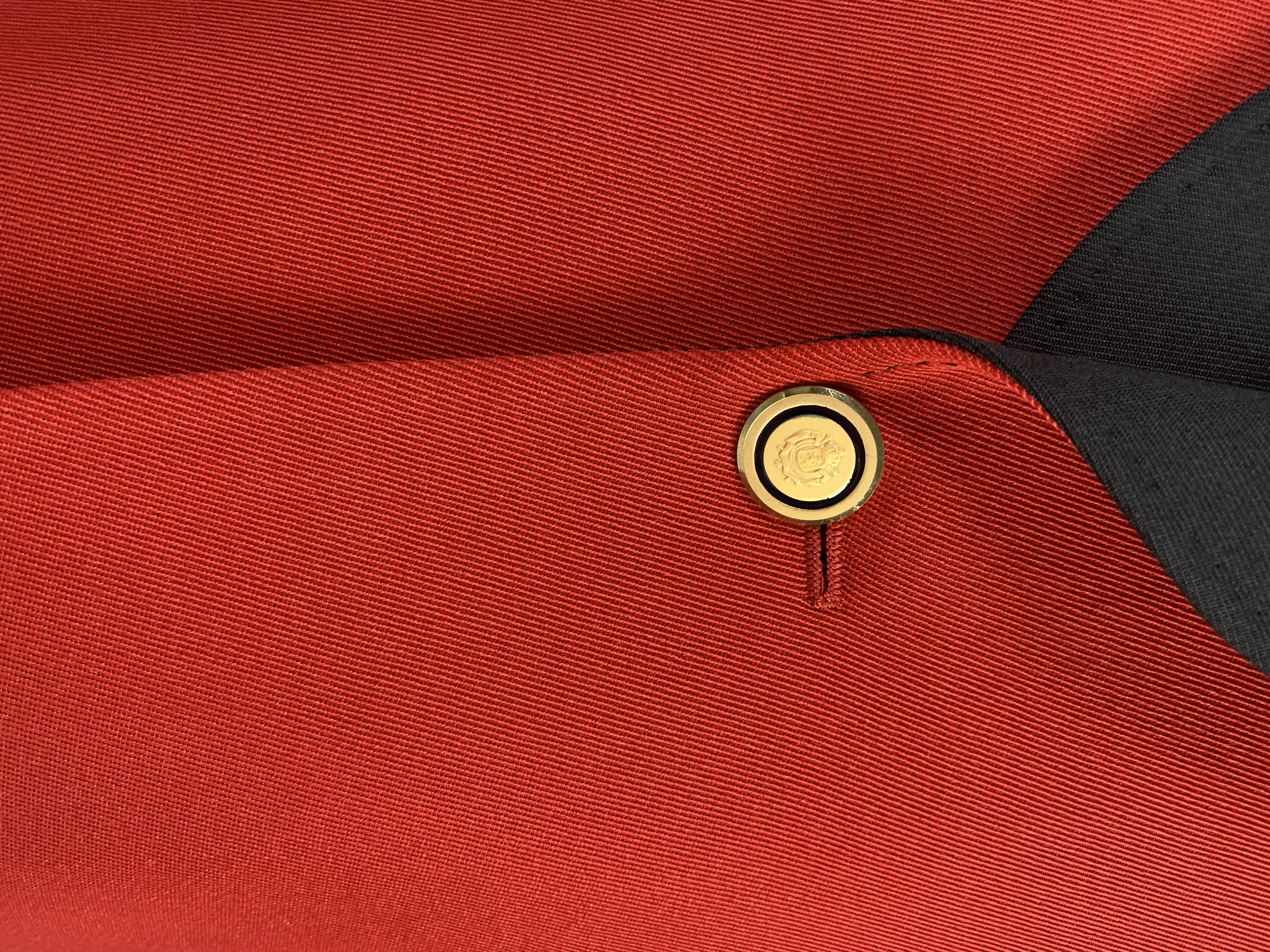 Gucci Gucci Band Red Blazer Size 48R - 6 Thumbnail