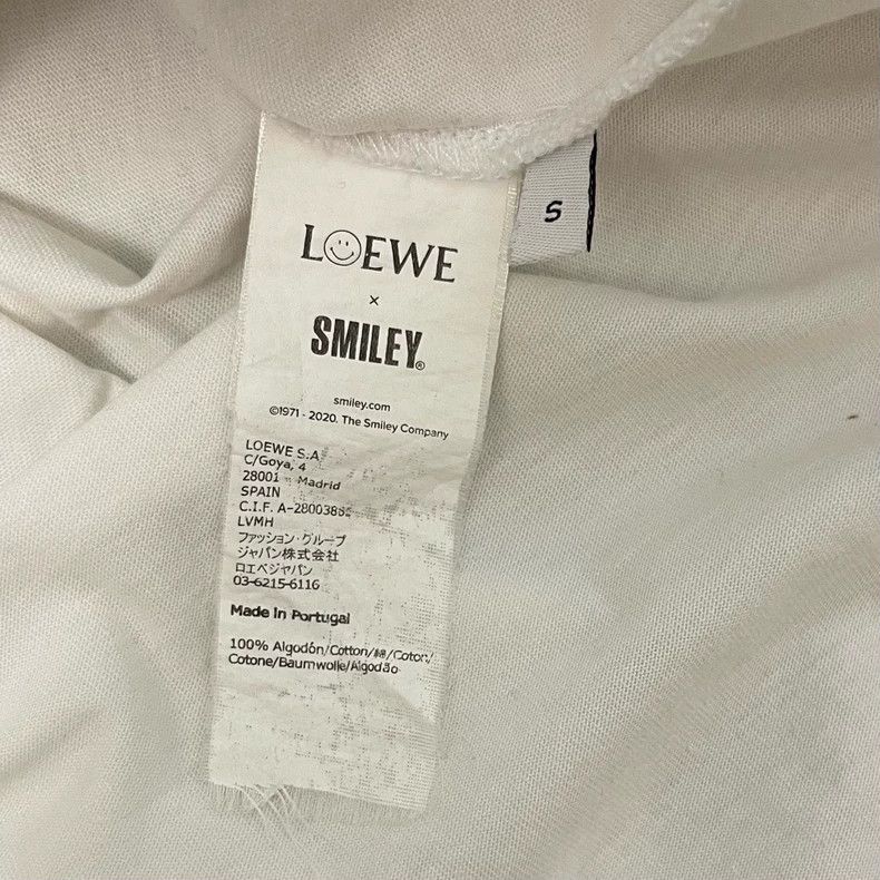 Loewe loewe White smiling face logo short sleeve 2506-Nextarrow Size US S / EU 44-46 / 1 - 5 Thumbnail