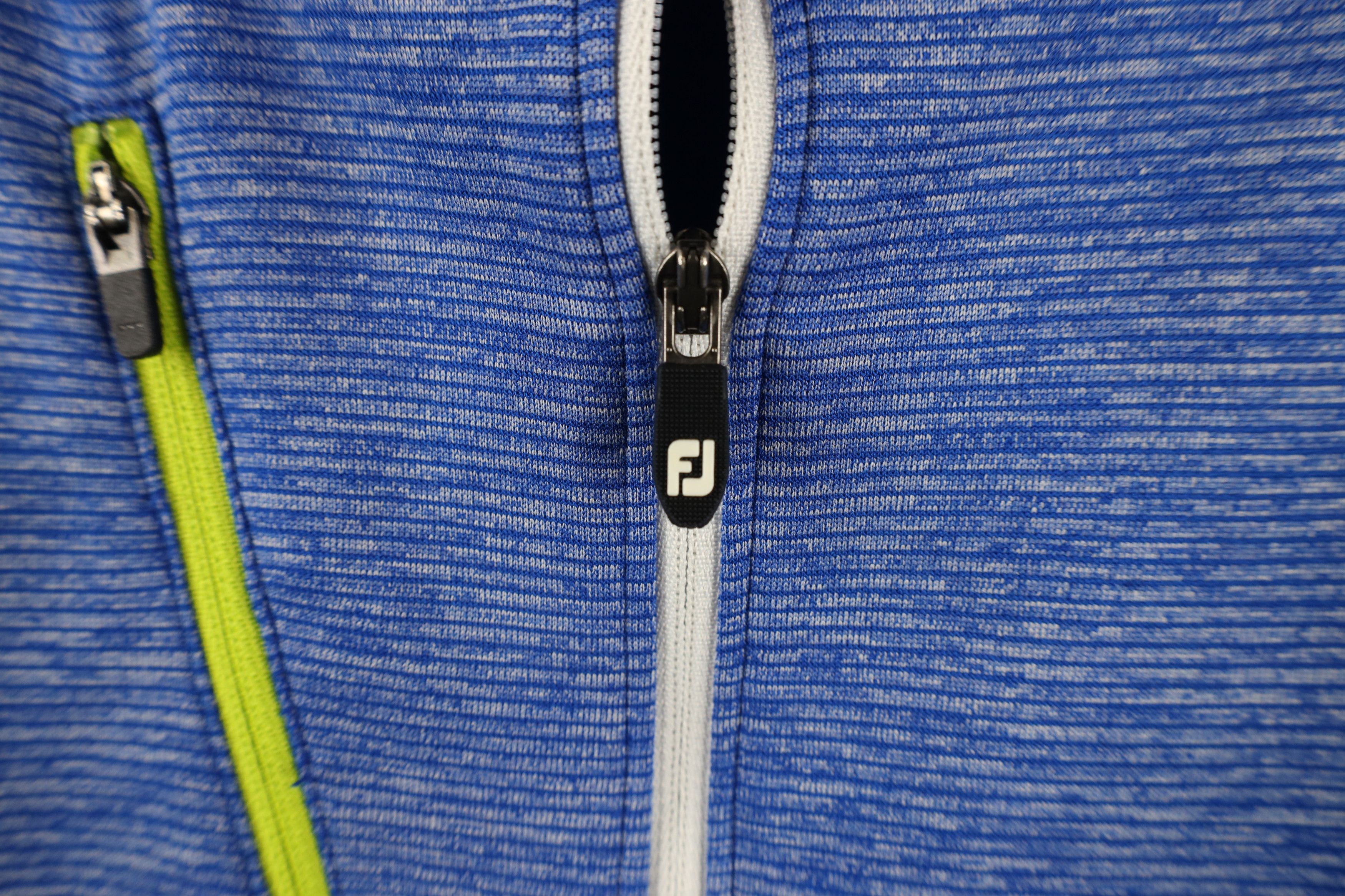 Footjoy × Vintage FootJoy Striped Knit Half Zip Pullover Golf Jacket Top Blue Size US XXL / EU 58 / 5 - 4 Thumbnail
