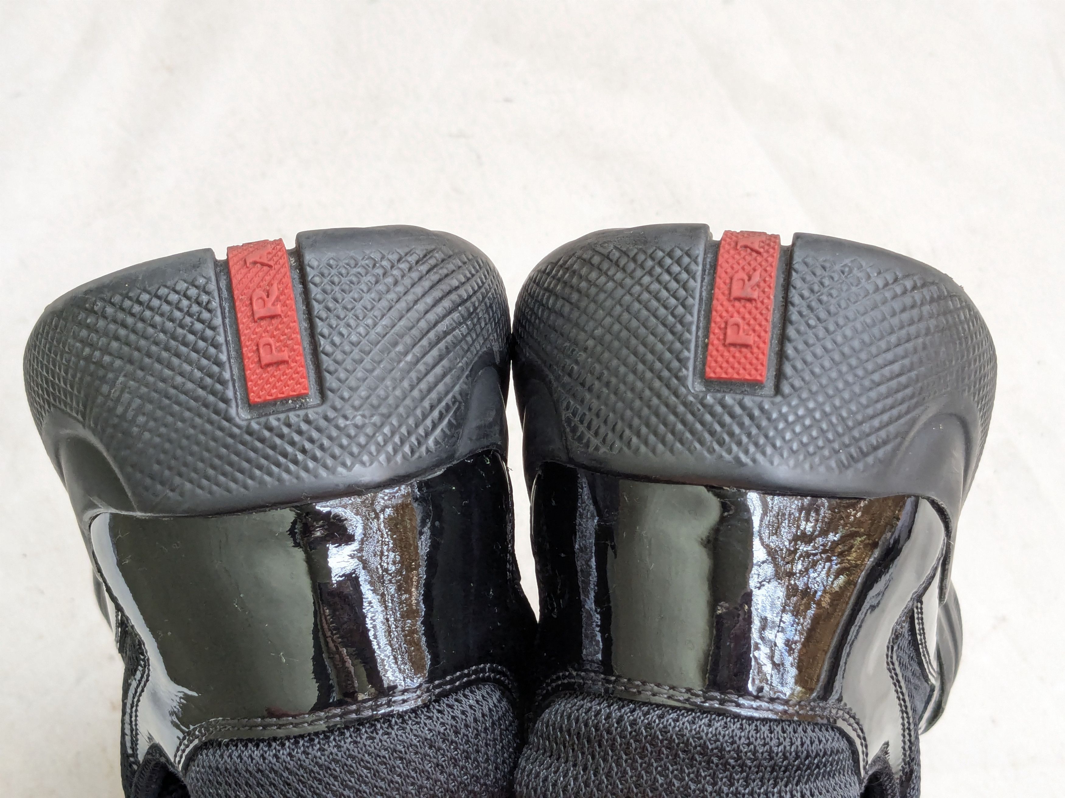 Prada Prada America's Cup Sneakers Black Patent Red 9.5 Size US 9.5 / EU 42-43 - 14 Thumbnail