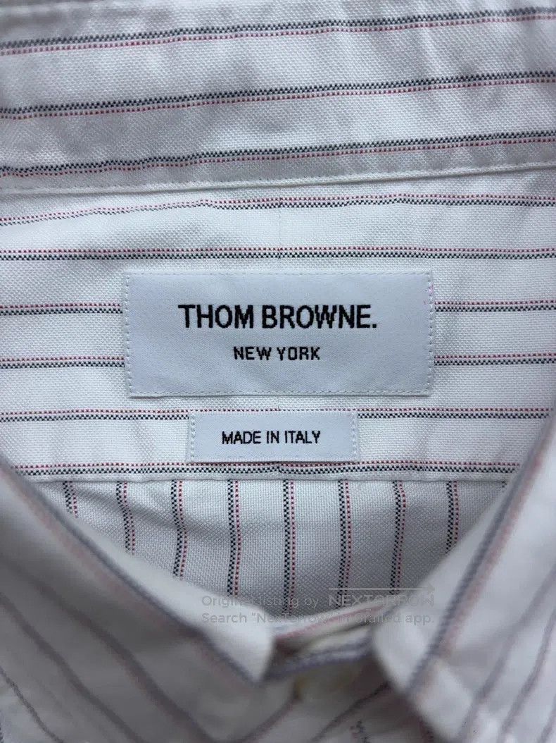 Thom Browne Thom Browne Long-Sleeve Shirt White Size US S / EU 44-46 / 1 - 7 Thumbnail