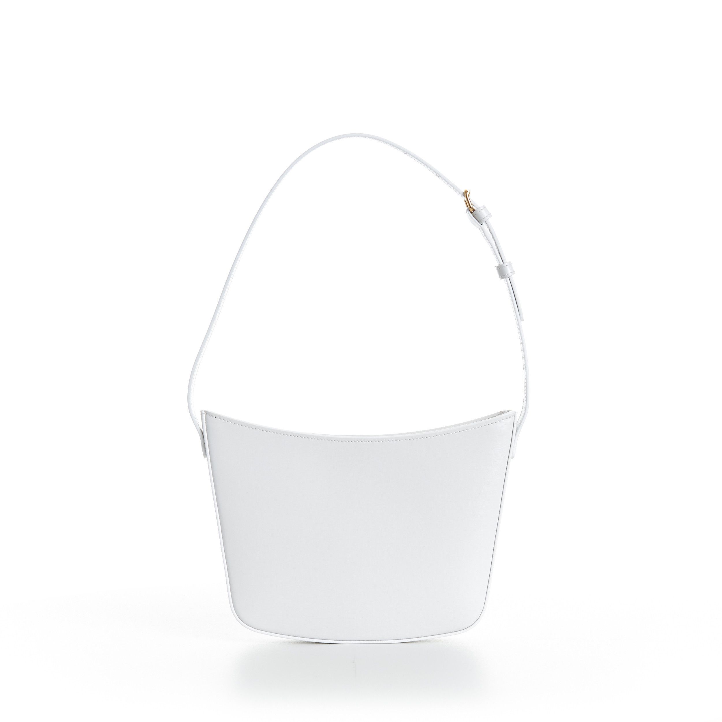 Celine Medium Celine Croque Bag - Arctic White Shiny Calfskin Size ONE SIZE - 5 Thumbnail