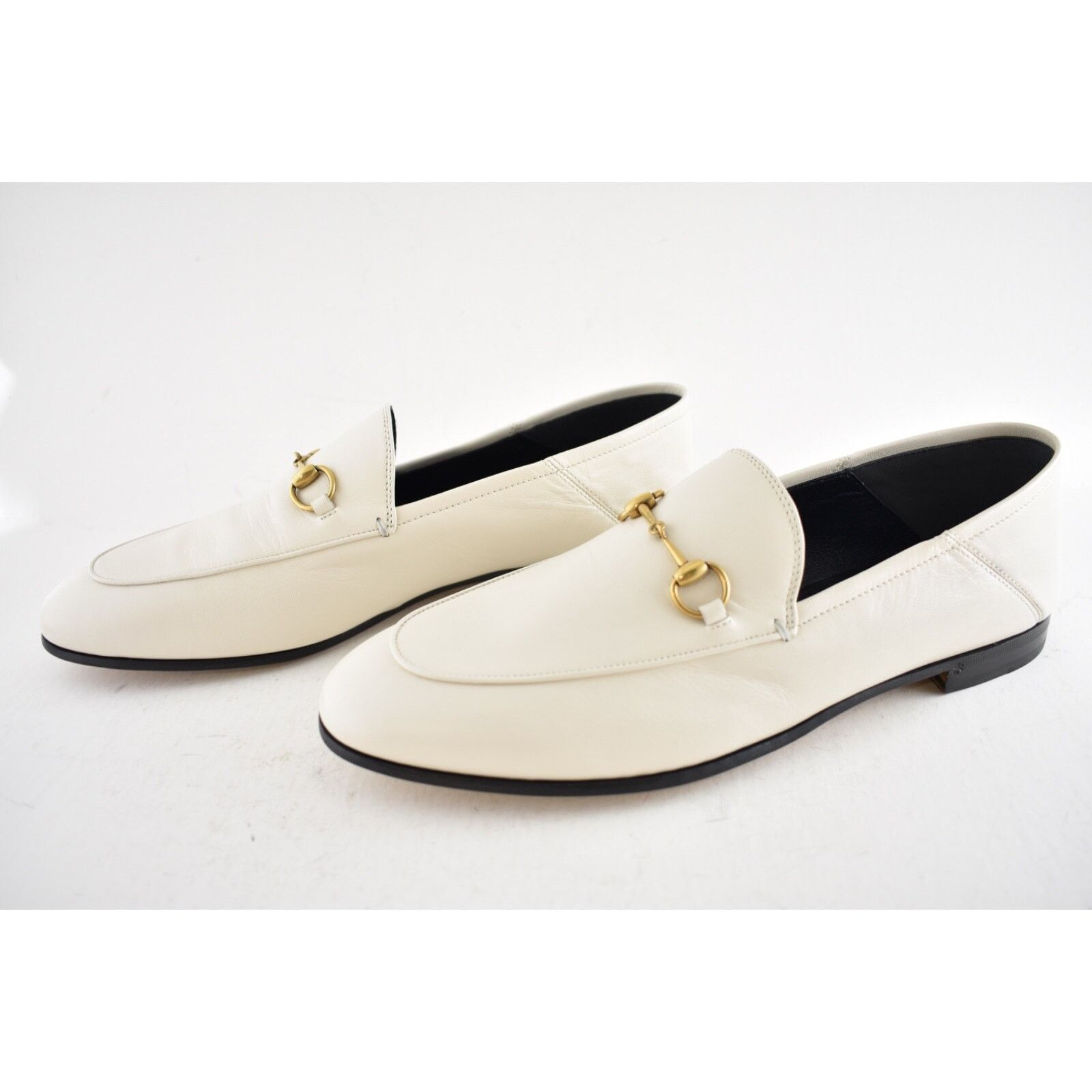 Gucci Gucci Brixton Collapsible Mystic White Leather Horsebit Size US 12 / IT 42 - 13 Thumbnail