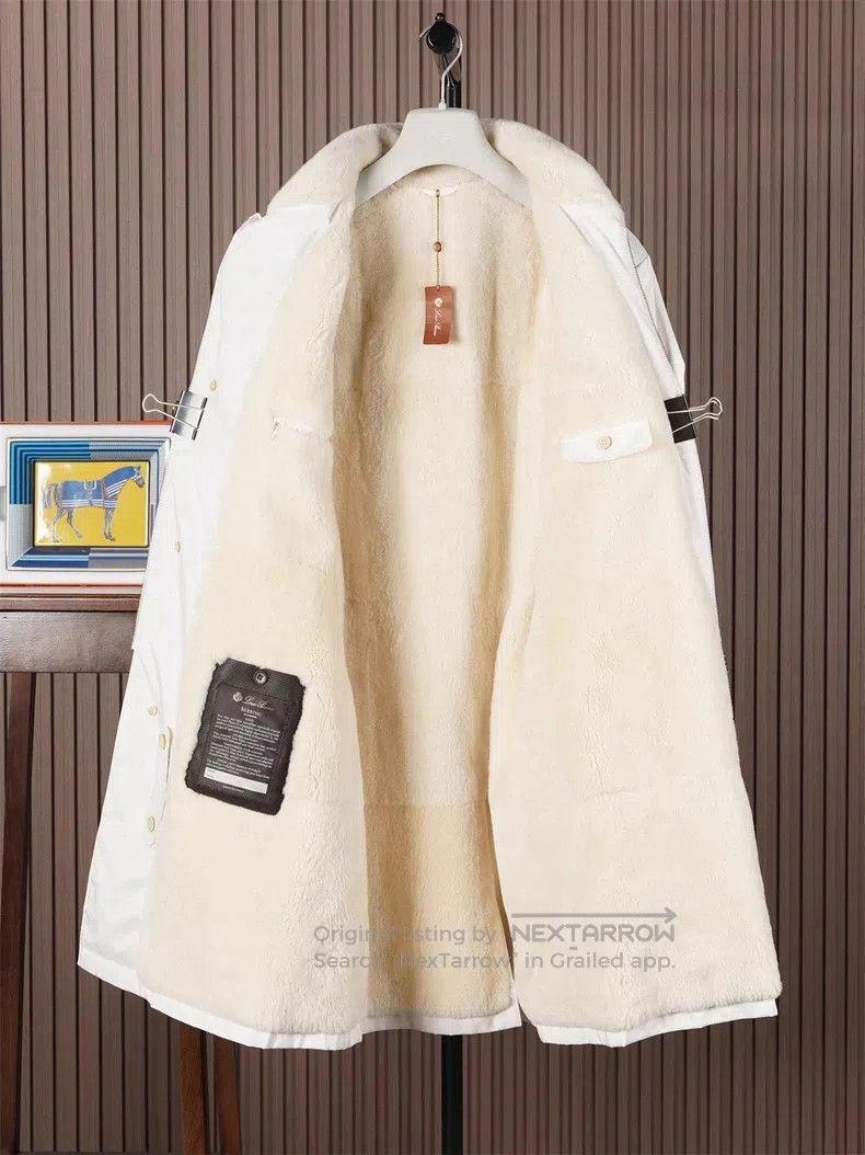 Loro Piana Loro Piana Fur Lined Leather Coat Size US L / EU 52-54 / 3 - 1 Thumbnail
