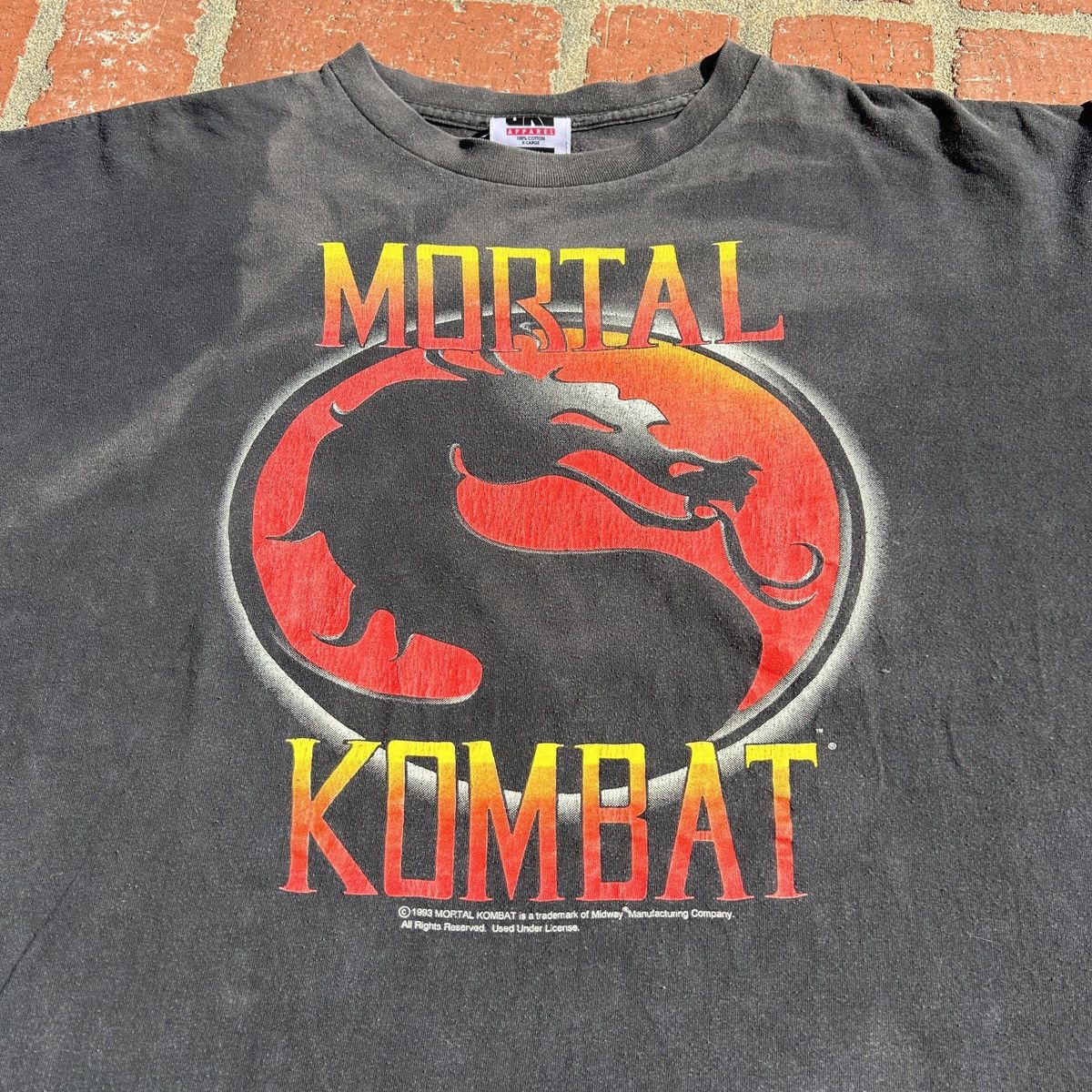 Japanese Brand × Vintage Vintage Mortal Kombat Video Game Promo T Shirt Size US XL / EU 56 / 4 - 1 Thumbnail