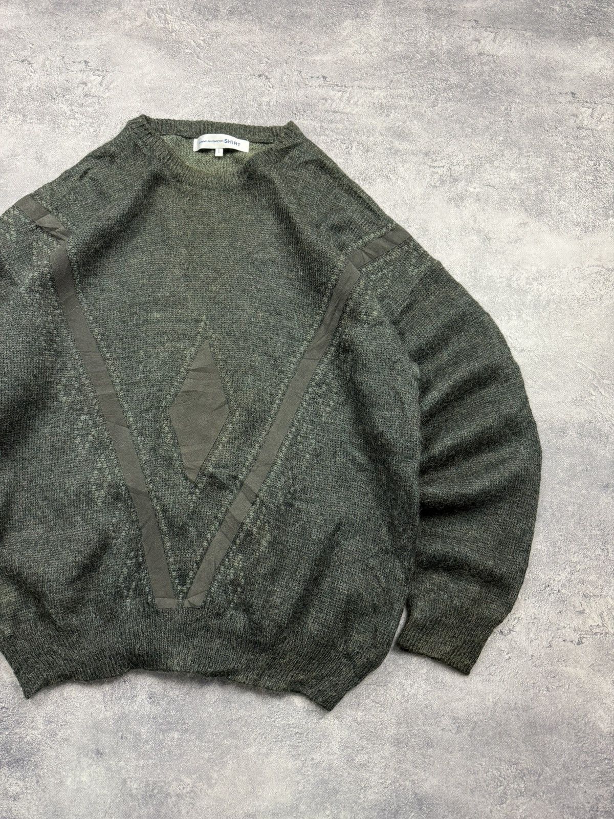 Comme des Garcons SHIRT Comme des Carçons SHIRT Wool Sweater Japanese Brand Size US L / EU 52-54 / 3 - 5 Thumbnail
