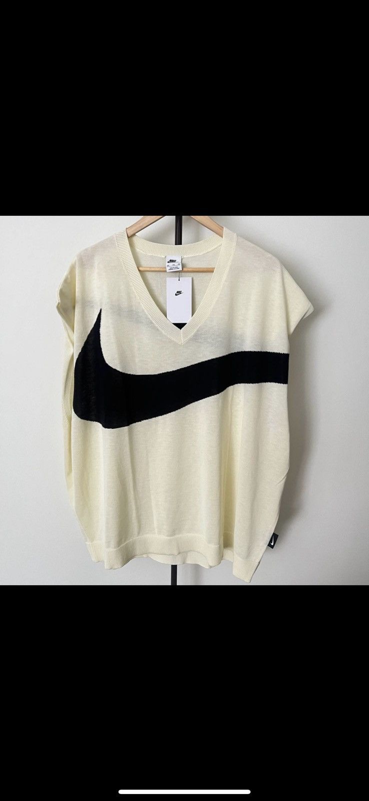 Vintage Nike vest big swoosh size s/M rare big logo Y2K
