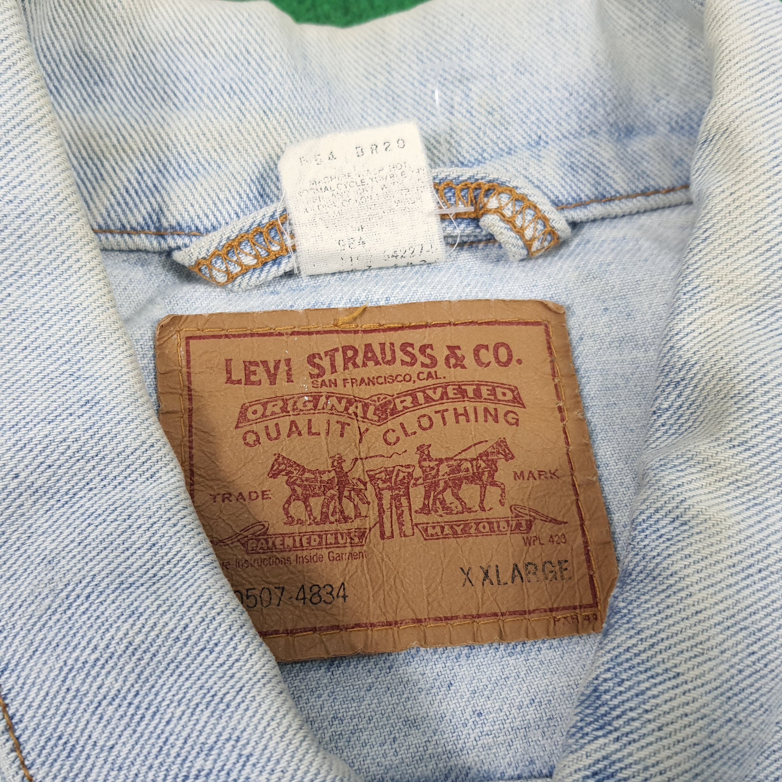 Levi's Vintage Levi's Denim Hysteric Glamour Custom Jeans Jacket Size US XXL / EU 58 / 5 - 5 Thumbnail