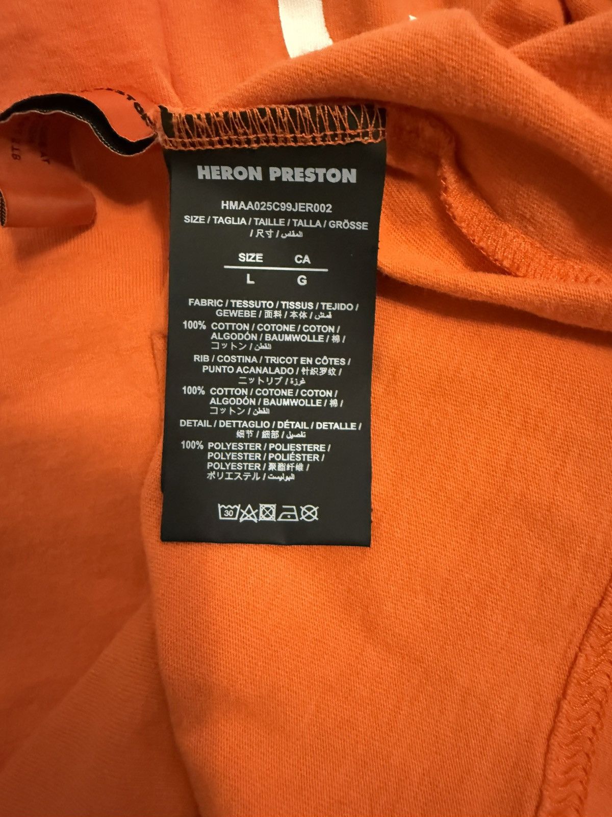 Heron Preston Heron Preston NF CTNMB Logo SS Tee Size US L / EU 52-54 / 3 - 6 Thumbnail