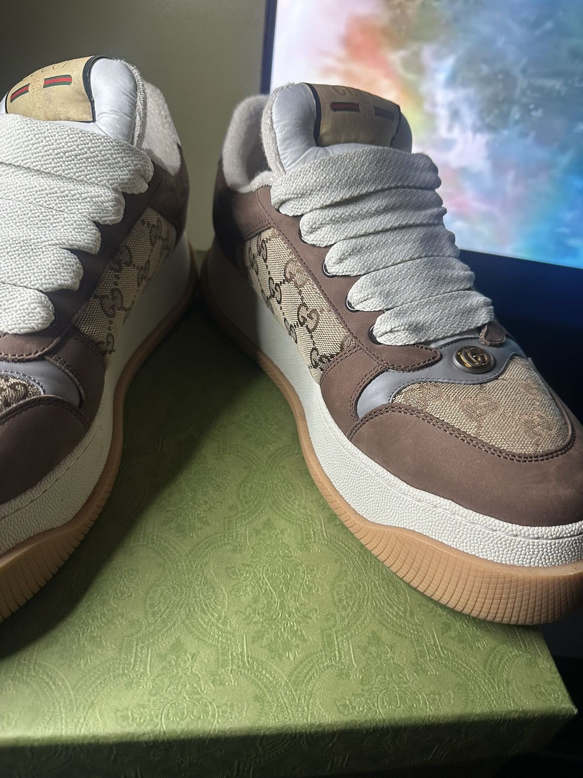 Gucci Gucci Screener GG sneaker Size US 12 / EU 45 - 12 Thumbnail