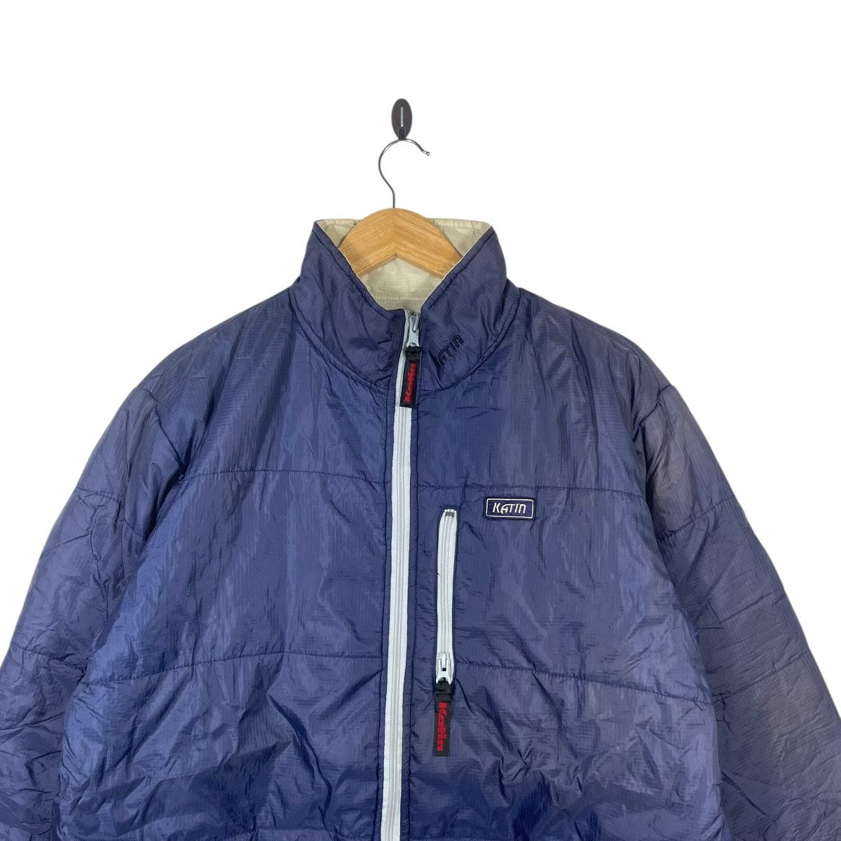 Katin Vintage Katin Puffer Jacket Navy Full Zip Insulated Outdoor Size US L / EU 52-54 / 3 - 2 Thumbnail