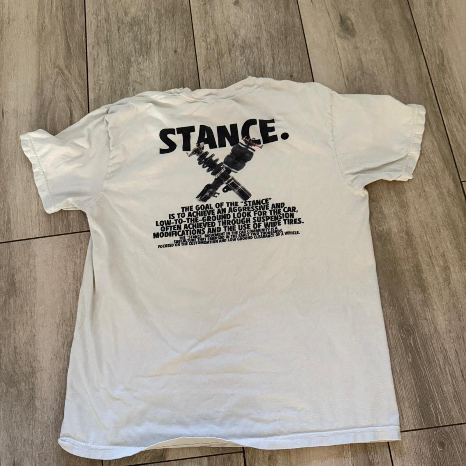 Stance Socks Stance Men's White and Cream Tshirt Size US L / EU 52-54 / 3 - 3 Thumbnail