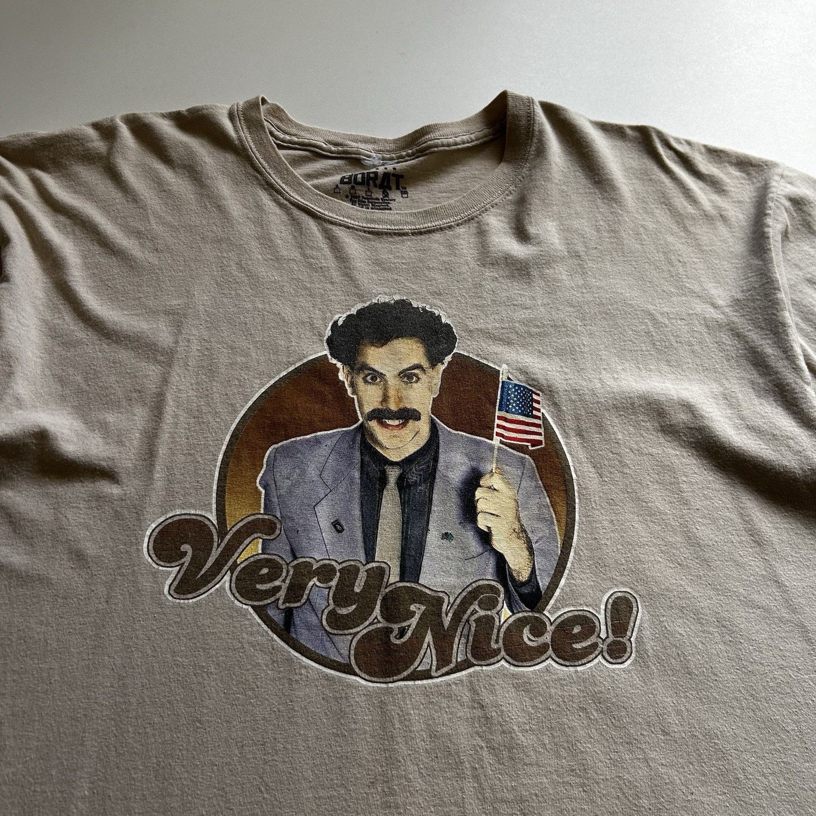Vintage Vintage Borat Movie Promo T-Shirt XL Faded Y2K 2007 Fox Film Size US XL / EU 56 / 4 - 2 Thumbnail