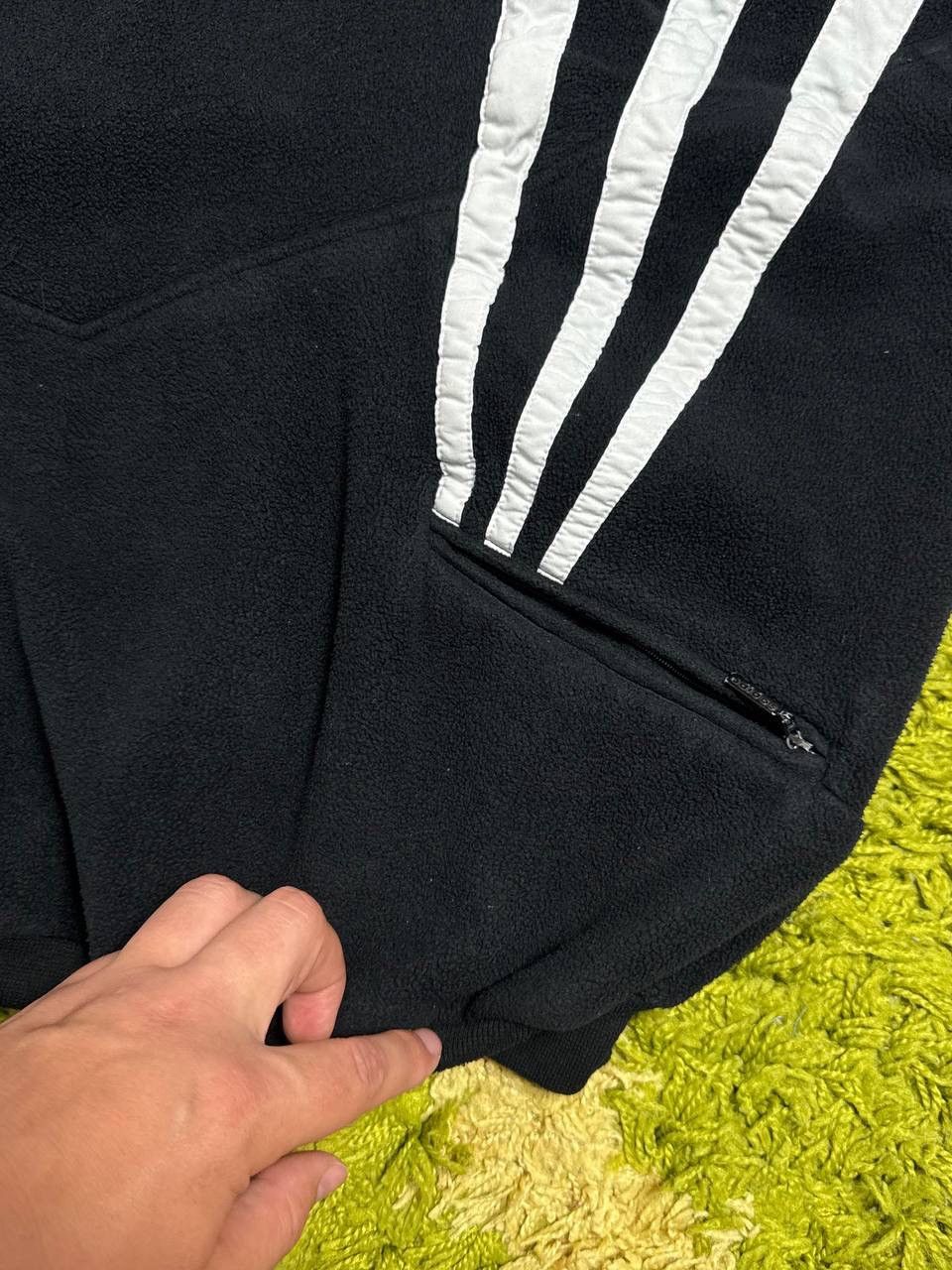 Adidas Vintage 90s Adidas Newcastle United Rare Fleece Pullover Size US L / EU 52-54 / 3 - 3 Thumbnail