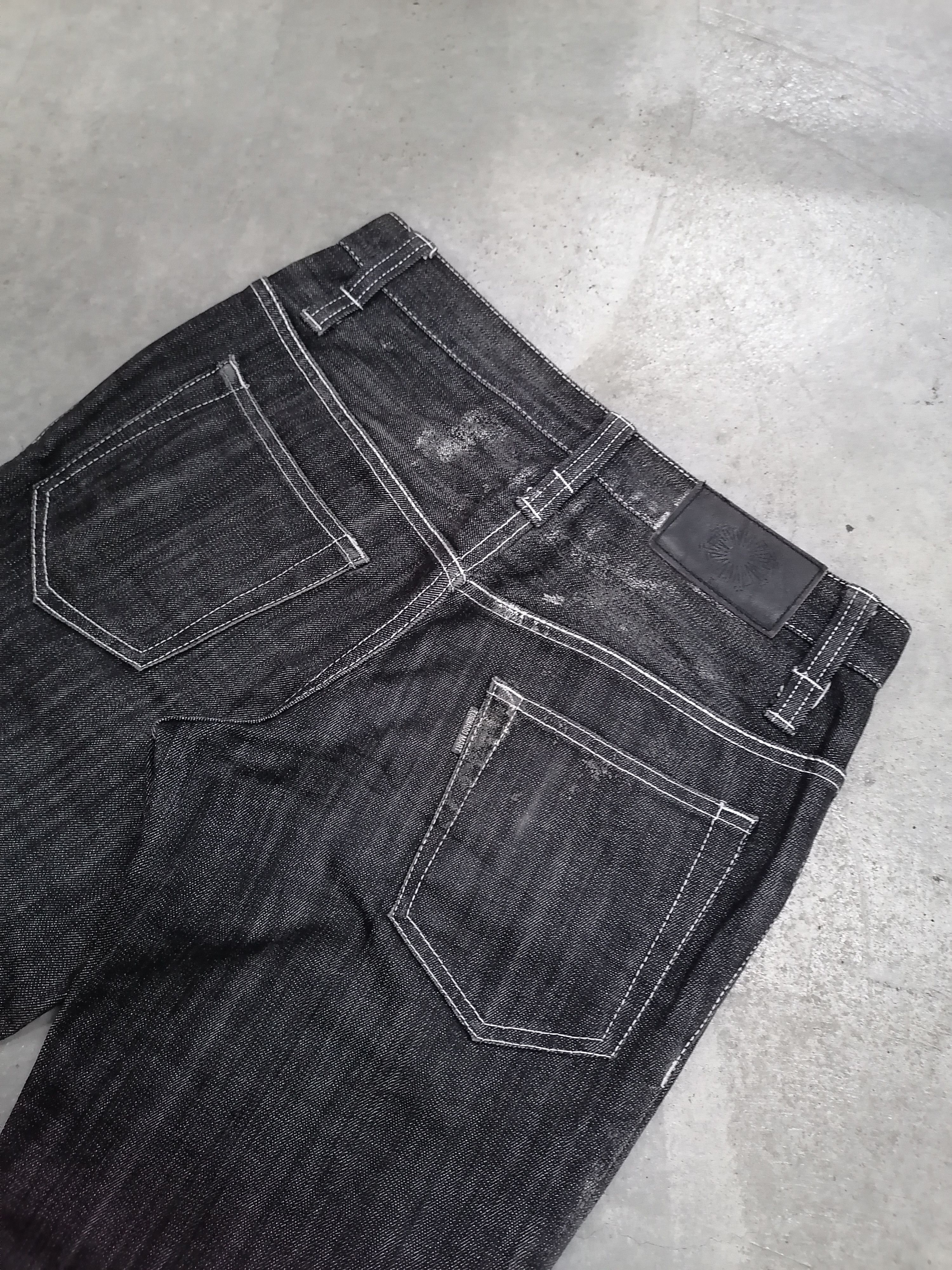 Japanese Brand × Tornado Mart Flare Jeans Splattered Tornado Mart Denim Pants Size US 28 / EU 44 - 12 Thumbnail