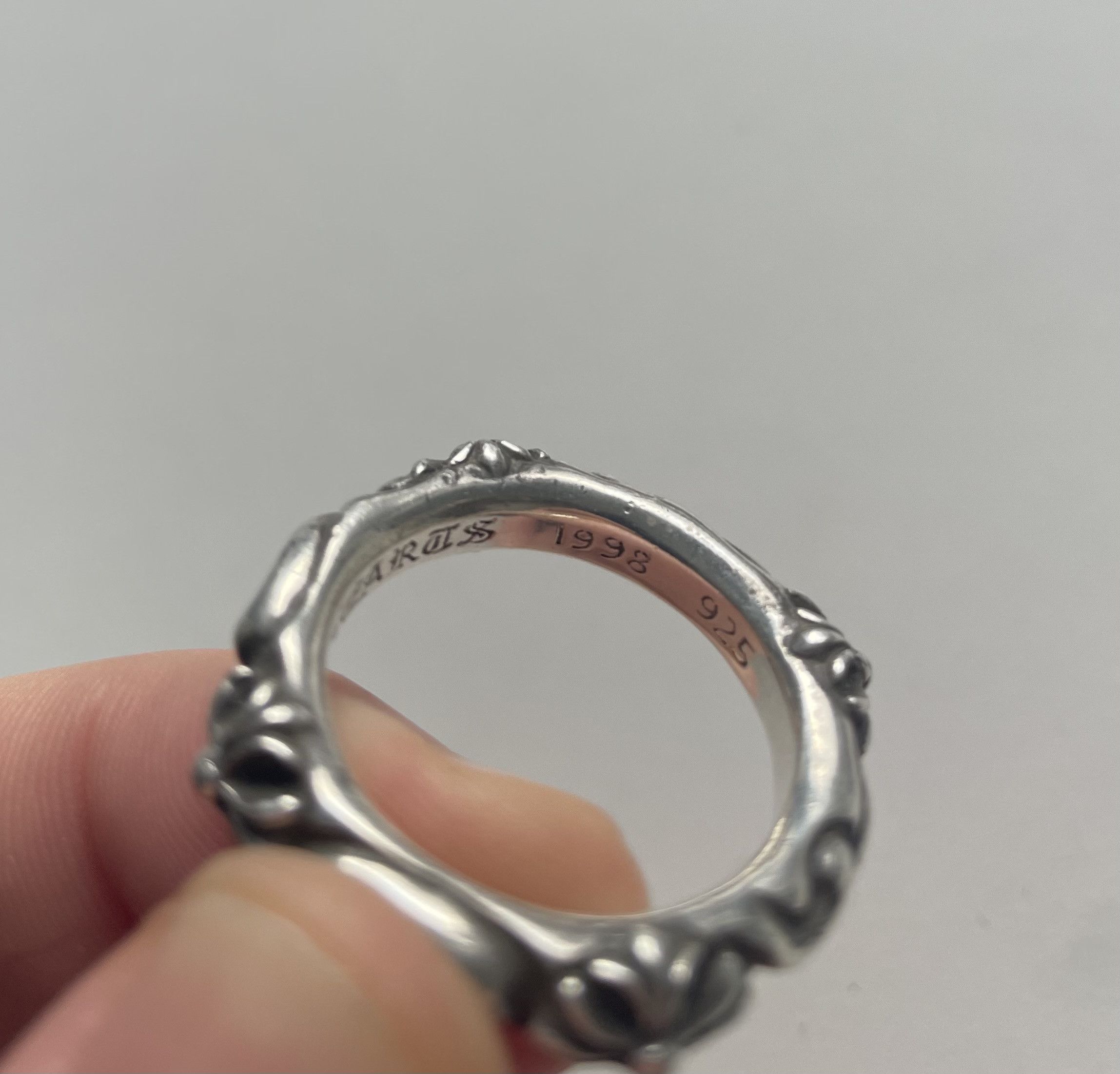 Chrome Hearts Scroll Ring (Size US 3.75)