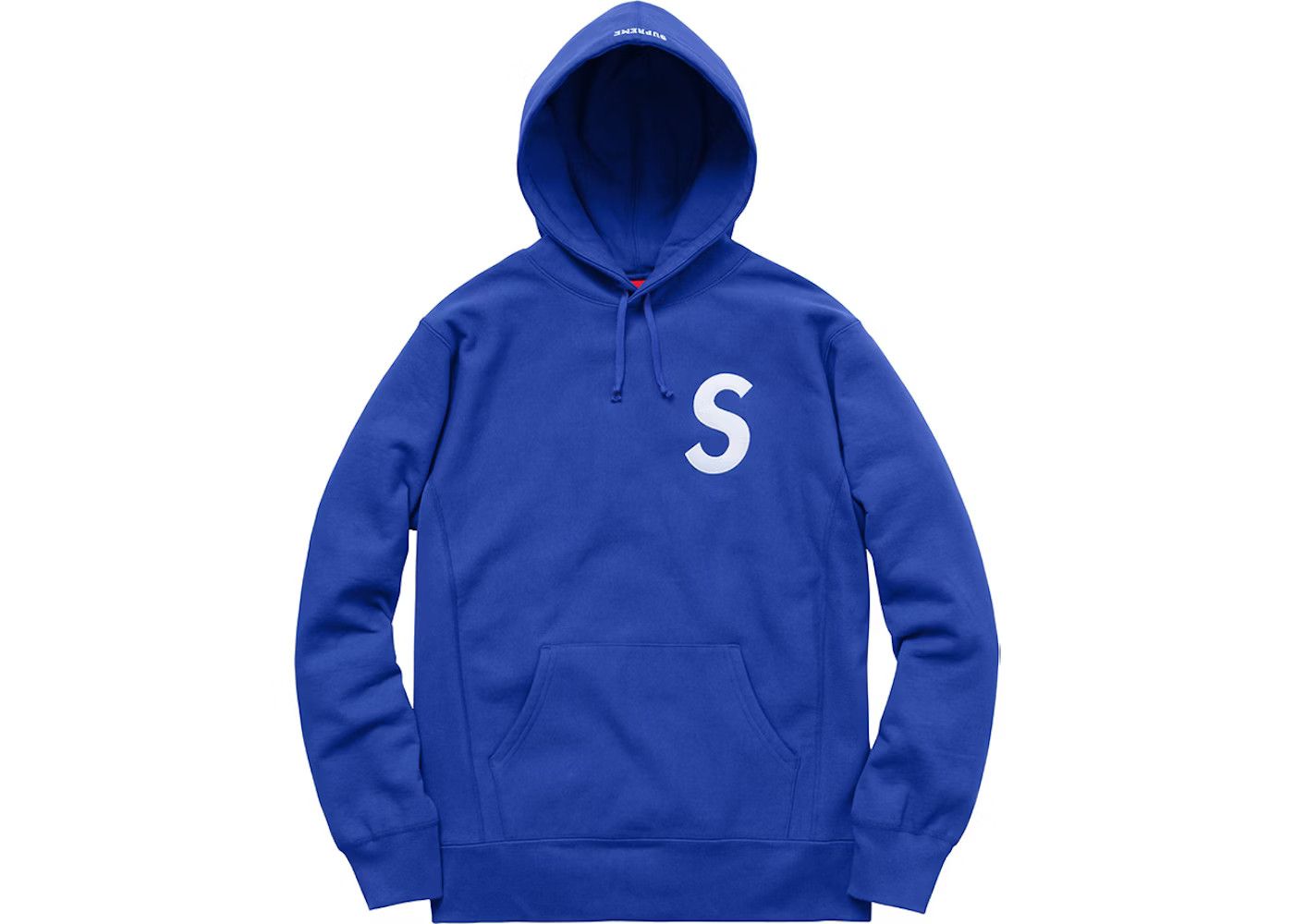 Supreme S Logo Hooded Sweatshirt Royal Blue Large Size US L / EU 52-54 / 3 - 2 Thumbnail