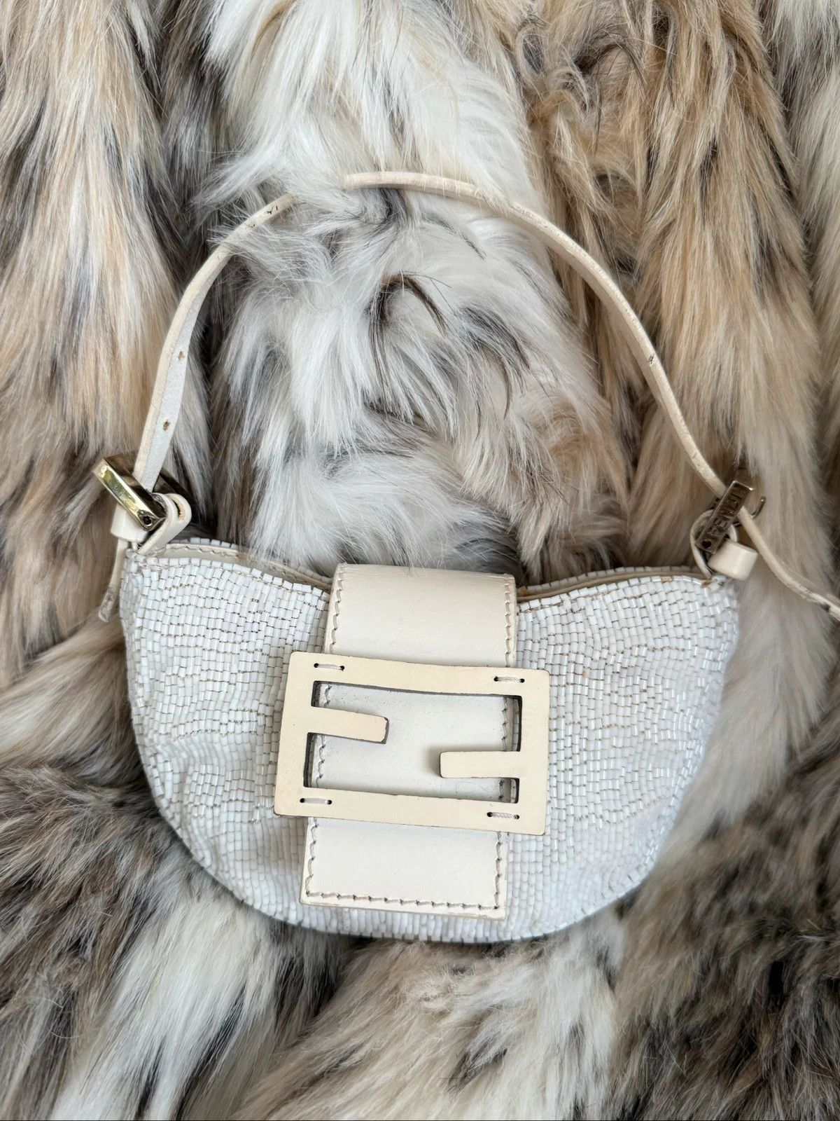 Fendi Fendi sequin Mini Crossiant bag Size ONE SIZE - 1 Thumbnail