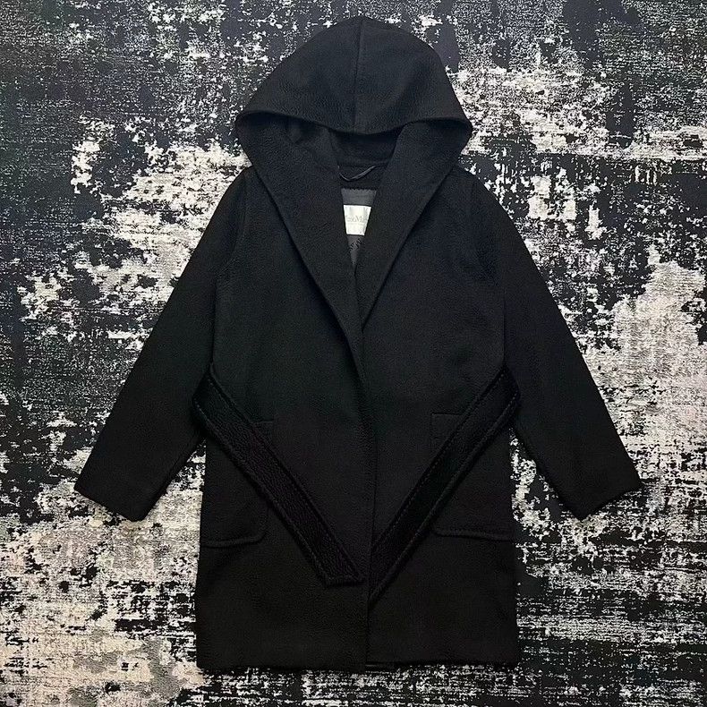 Max Mara Max Mara Camel hair hooded bathrobe coat Size M / US 6-8 / IT 42-44 - 1 Thumbnail