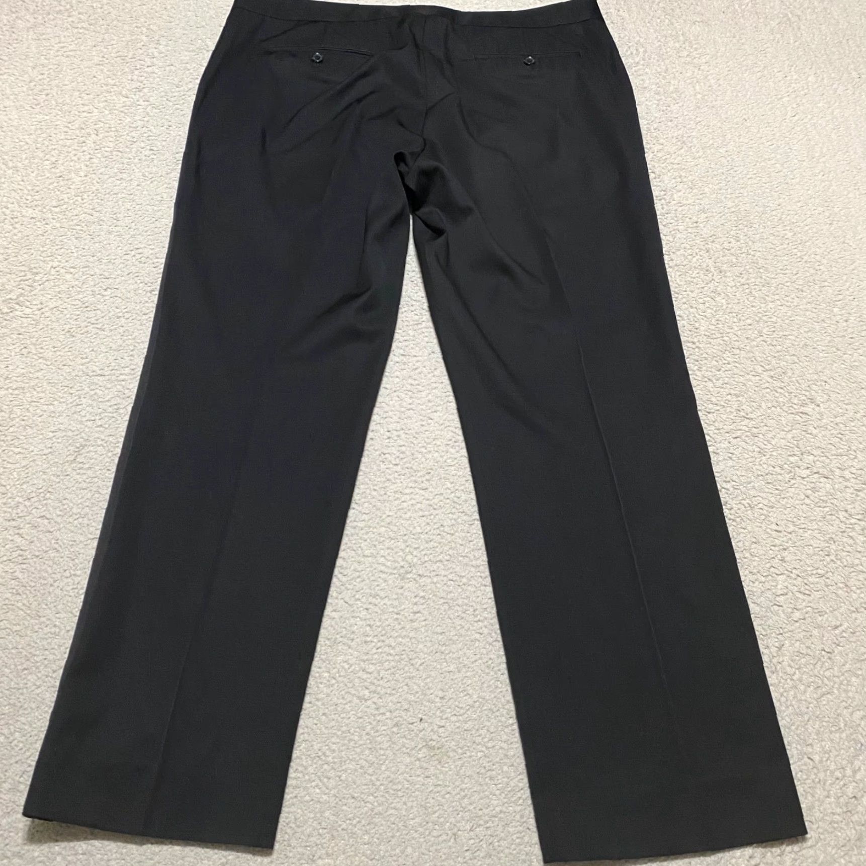 Bonobos Bonobos Dress Pants Mens Black Wool Flat Front Straight 100% Wool Pants Dress Pants Bonobos Mens Black Flat Front Straight 100% Wool Slas... Size US 38 / EU 54 - 2 Thumbnail
