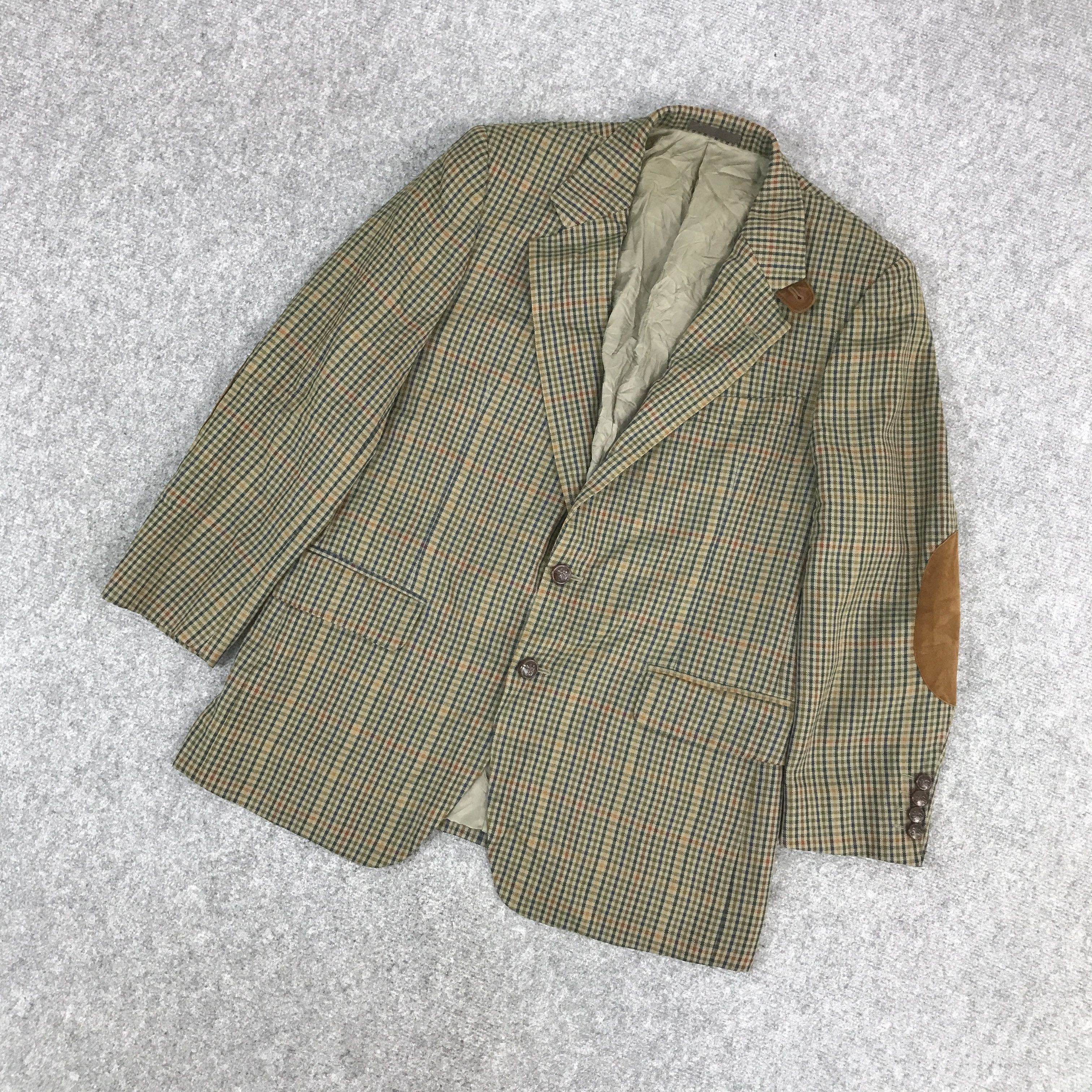 Burberry × Japanese Brand BURBERRYS FLANNEL BLAZER COAT JACKET Size US L / EU 52-54 / 3 - 5 Thumbnail