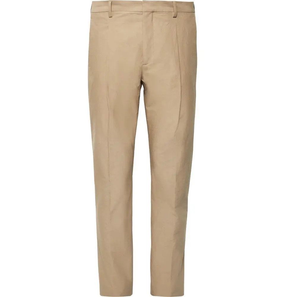 Acne Studios Acne Studios BOSTON W POP Cotton Poplin Trousers Pants Beige Size US 34 / EU 50 - 2 Thumbnail