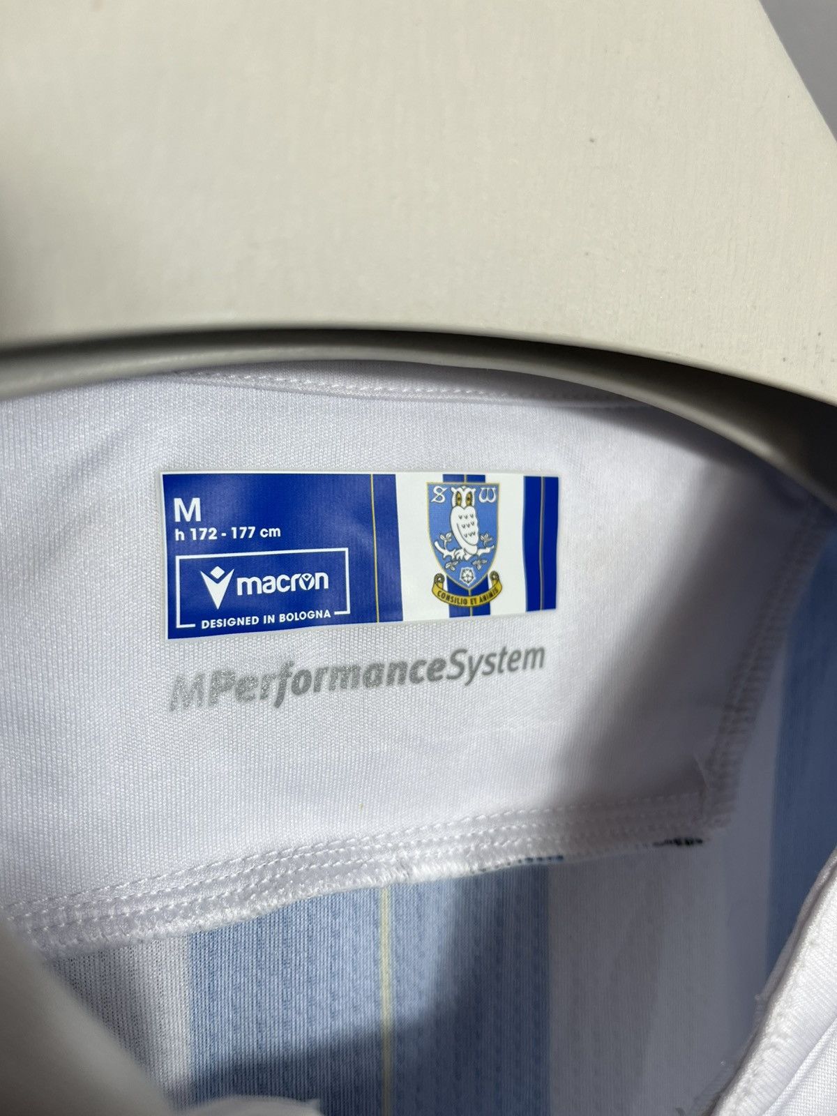 Macron Sheffield Wednesday Macron Home Shirt 2023 2024 Mens Jersey Size US M / EU 48-50 / 2 - 2 Thumbnail
