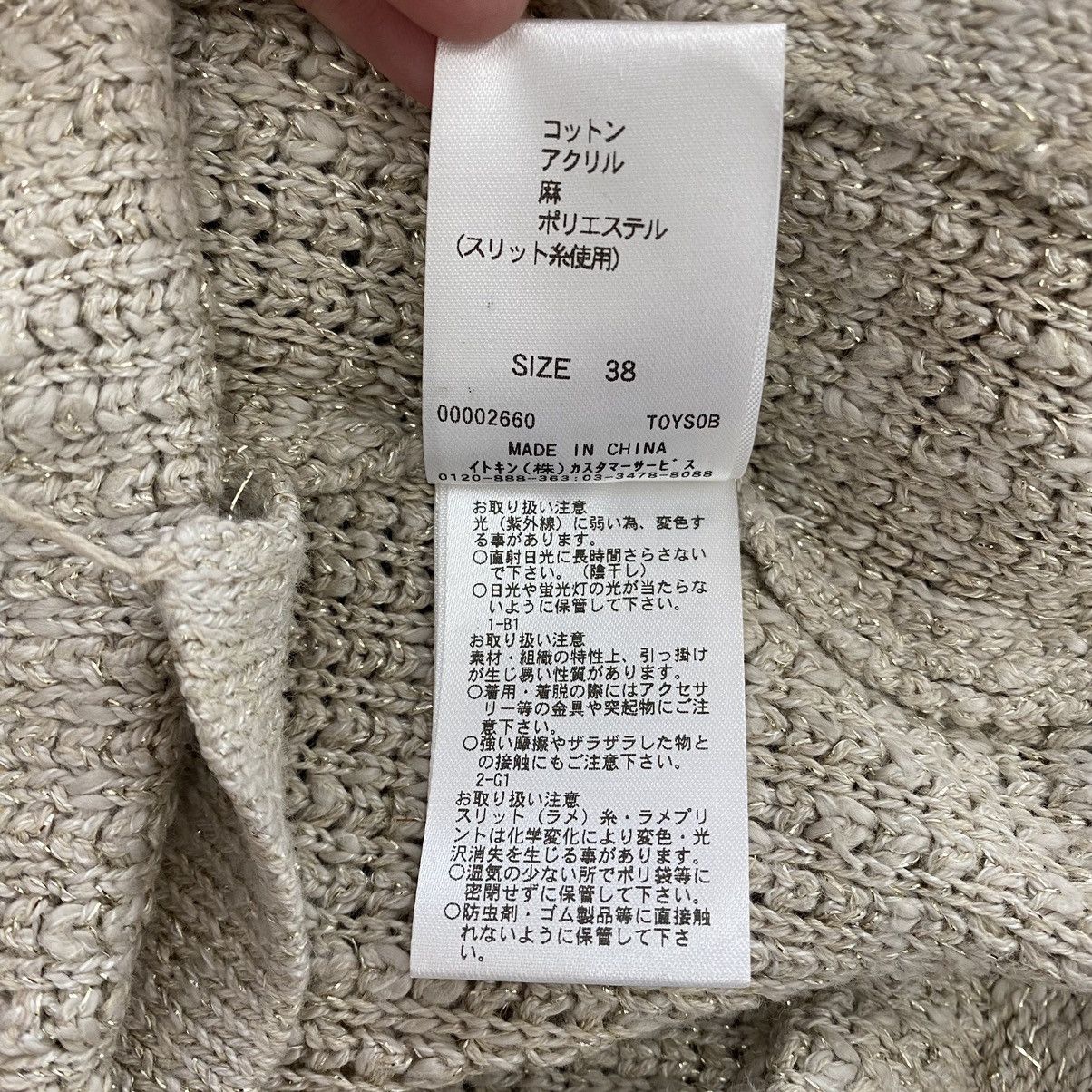 Other ELLE PLANETE Italian Designer Grey Knitwear Tweed Coat Size XS / US 0-2 / IT 36-38 - 7 Thumbnail