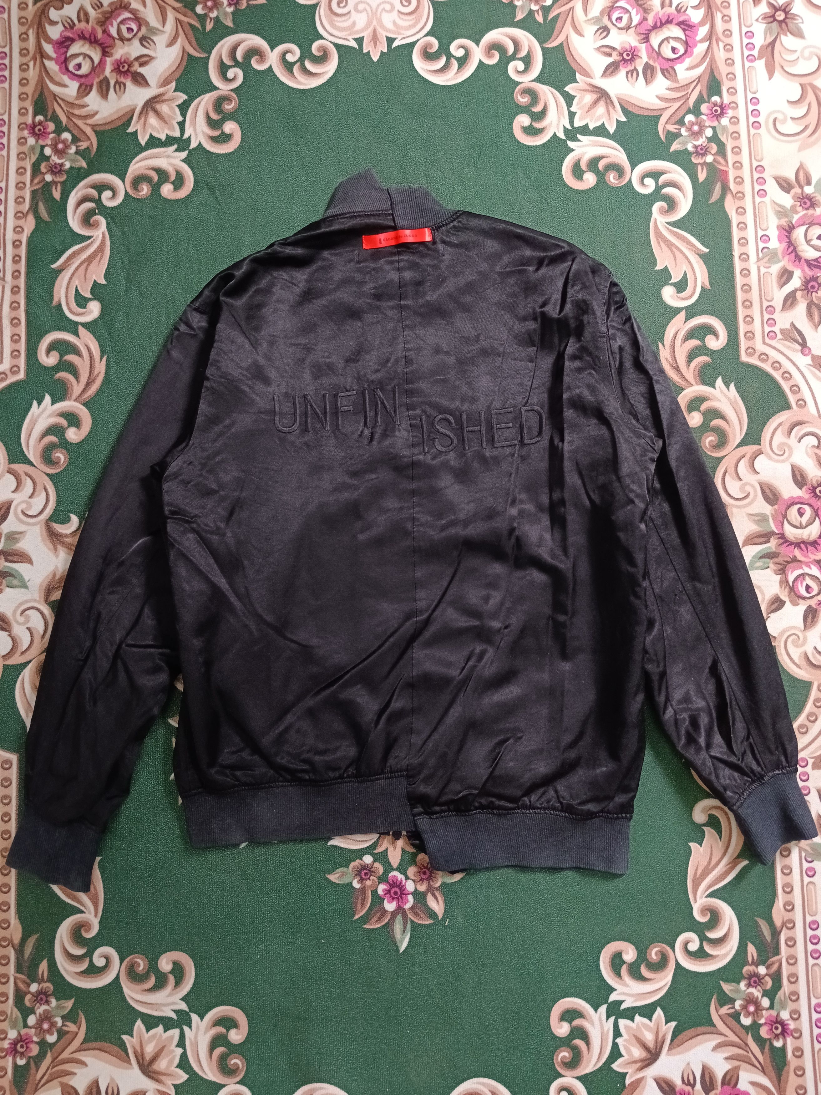 CABANE de ZUCCa × Issey Miyake INSANE 90🔥ZUCCA ASYMMETRICAL BOMBER JACKET Size US M / EU 48-50 / 2 - 3 Thumbnail